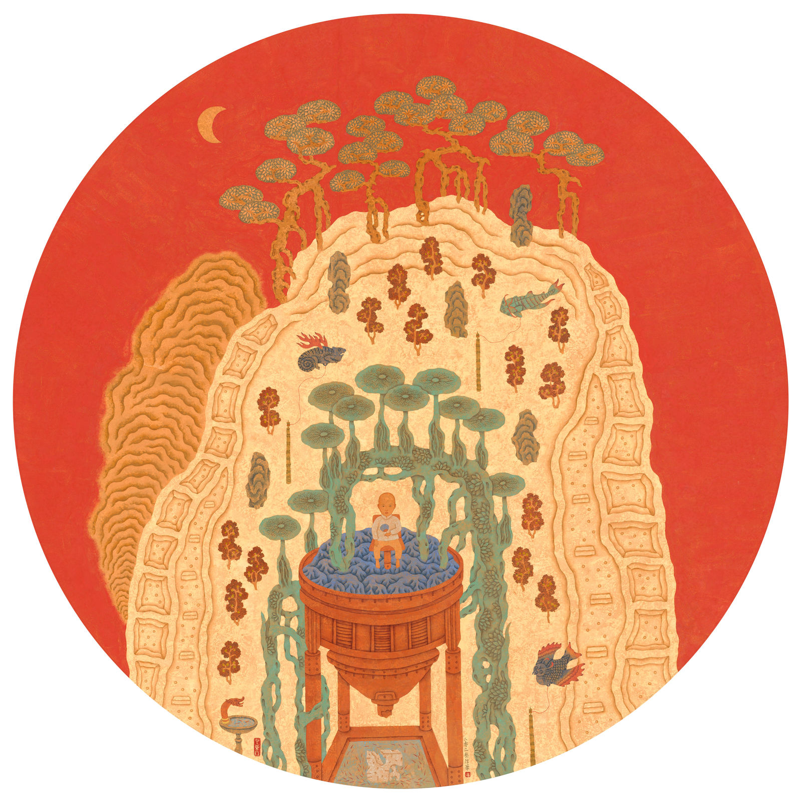 Hsinhua PAN, 明月夜 Moonlit Night, 2023