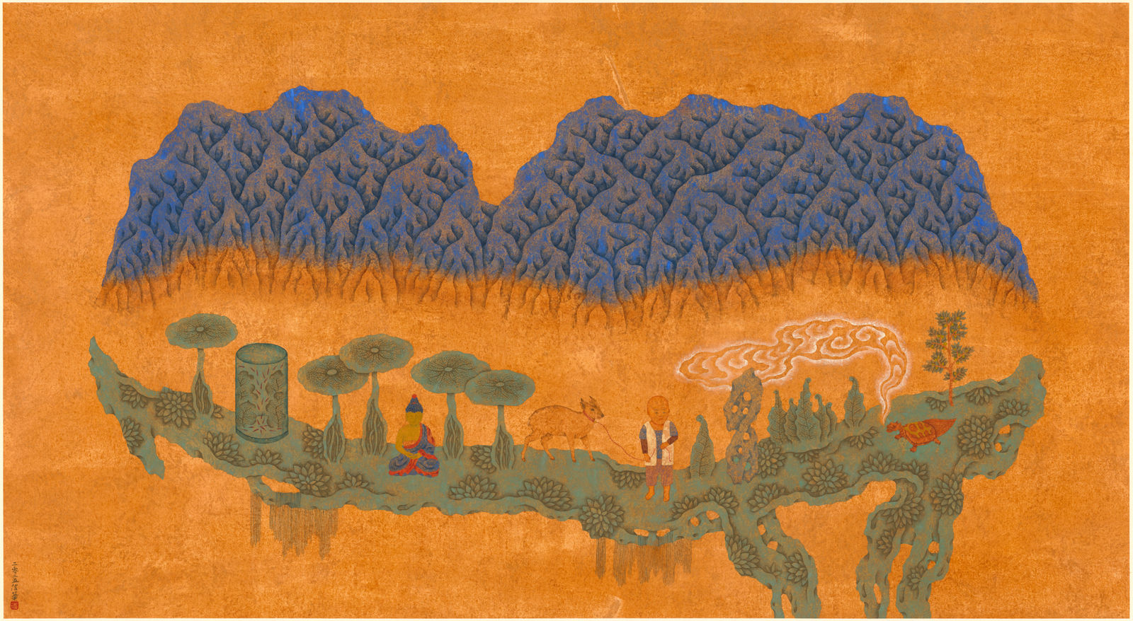 Hsinhua PAN, 群山淡景 Hazy Mountainscape, 2025