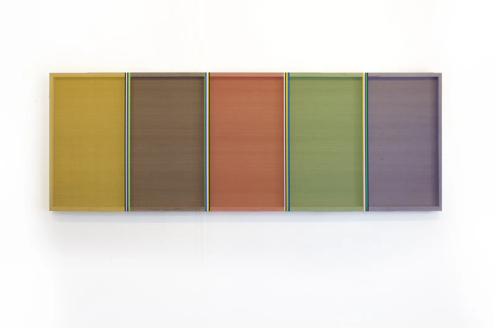 Brian Wills, Untitled (Primary hovering thread), 2017