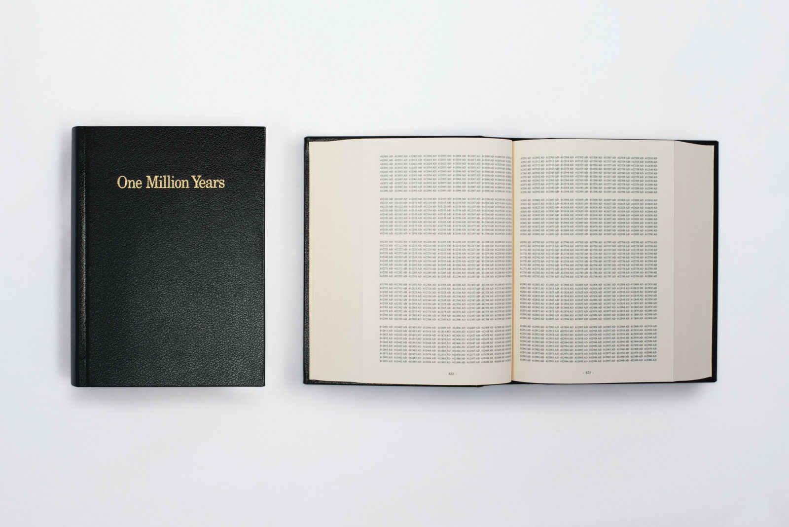 On Kawara, One Million Years, 1999
