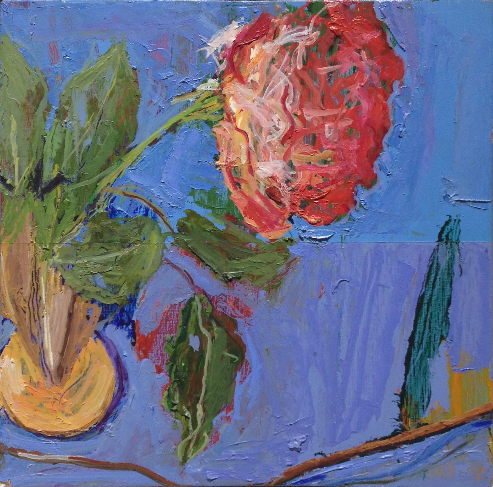 Manny Farber, Single Rose, 1997