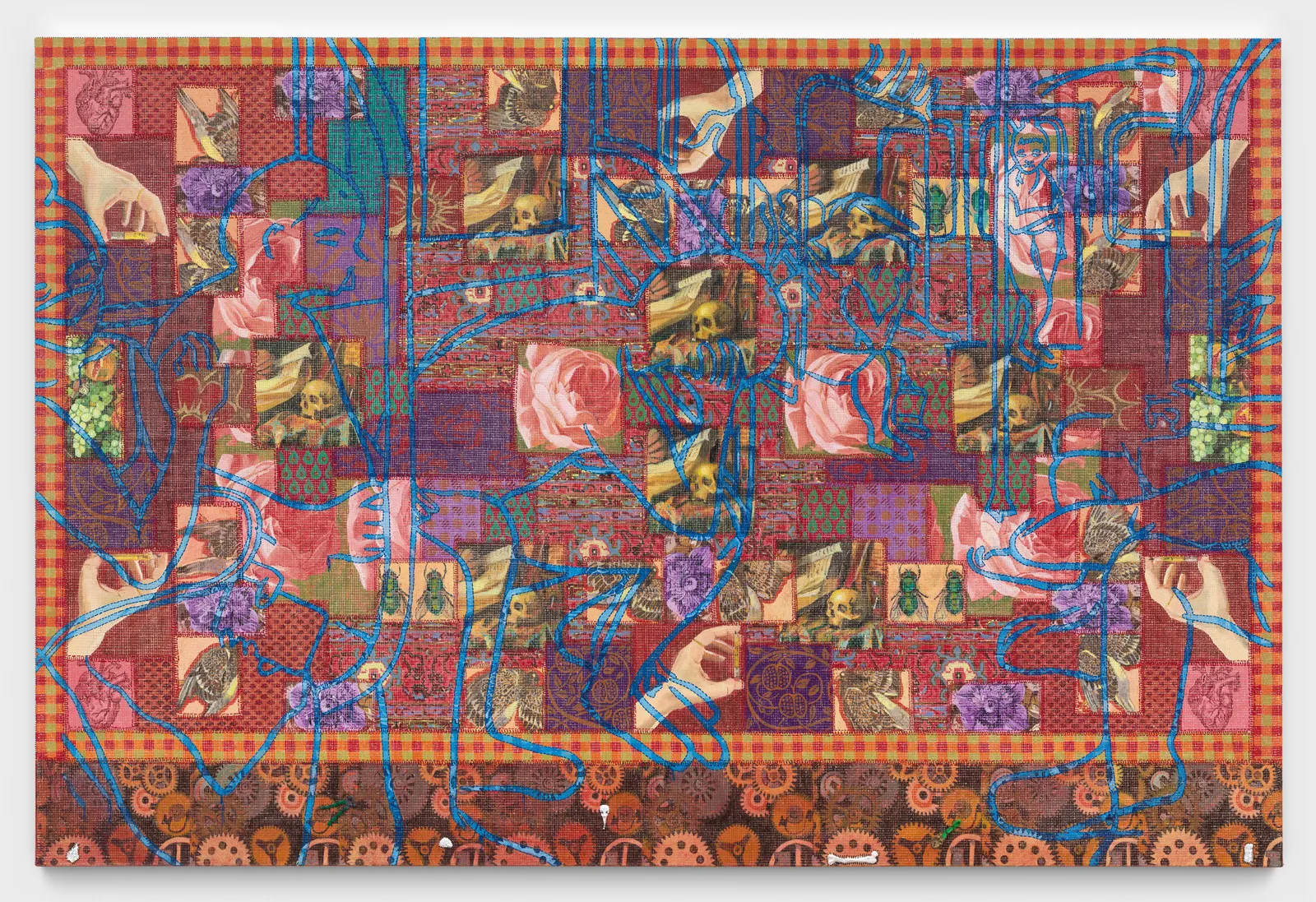 Talia Levitt, Drawing on the Train - Day/Night, 2023