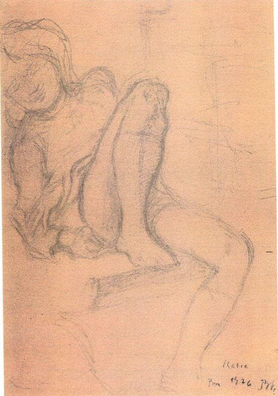 Balthus, Katia dans un fauteuil, 1970-71