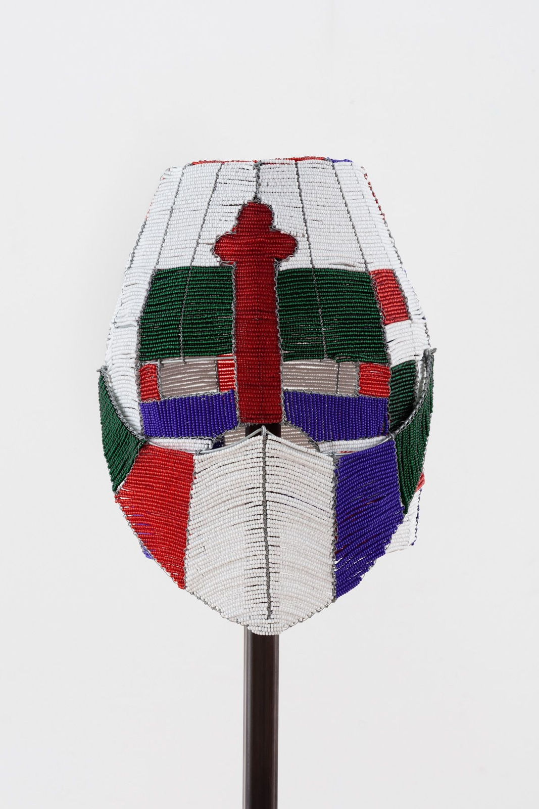 Curtis Talwst Santiago, African Knight Helmet 3, 2017