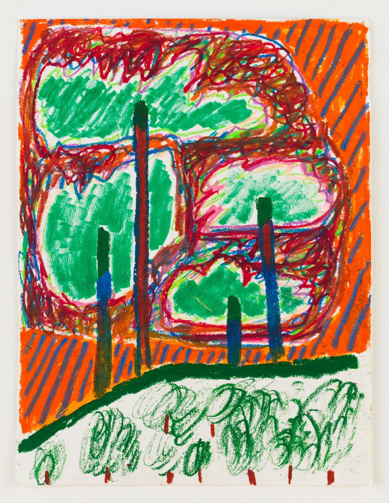 Shara Hughes, Sunrise Through The Trees, 2016