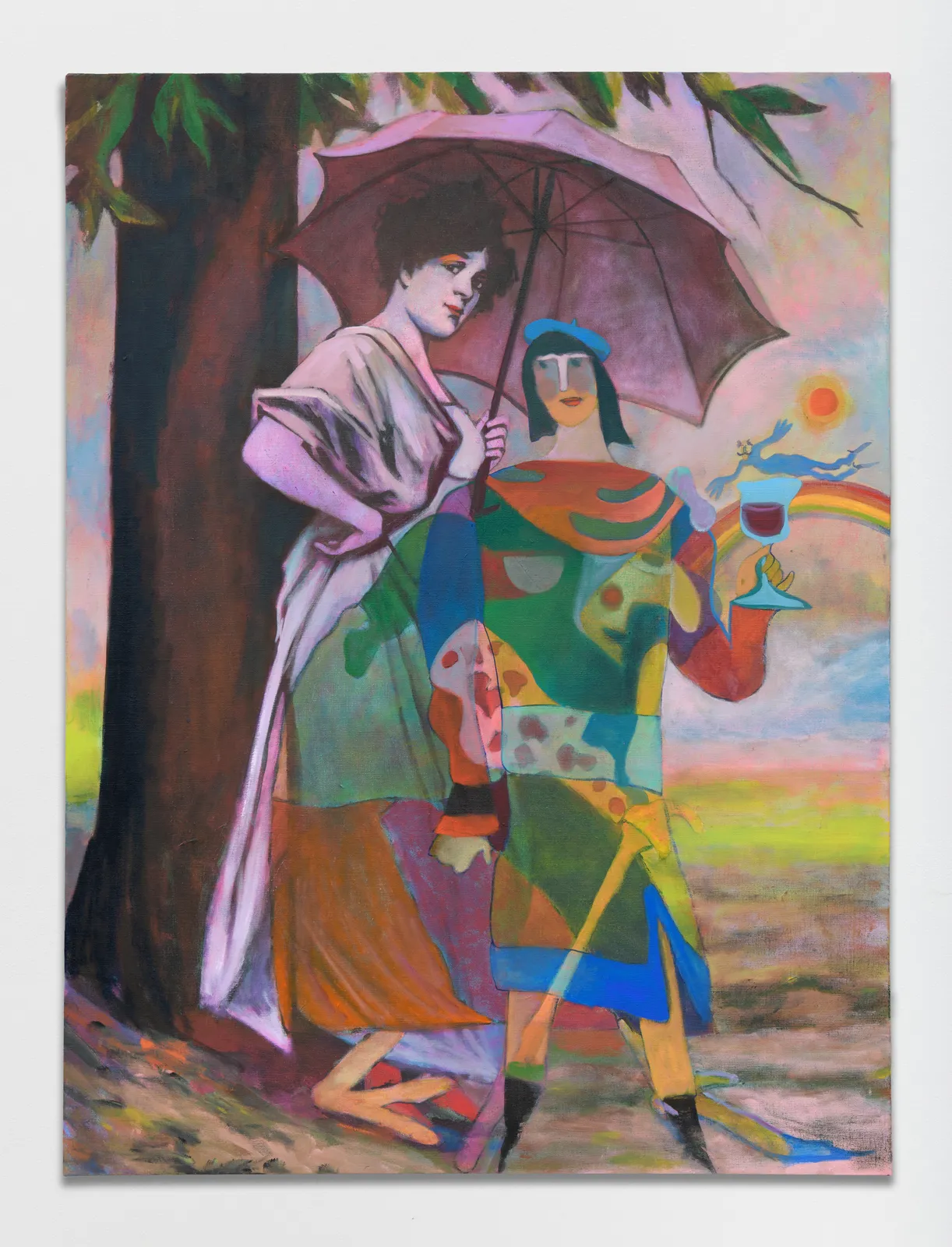 Joshua Petker, Pink Umbrella, 2025