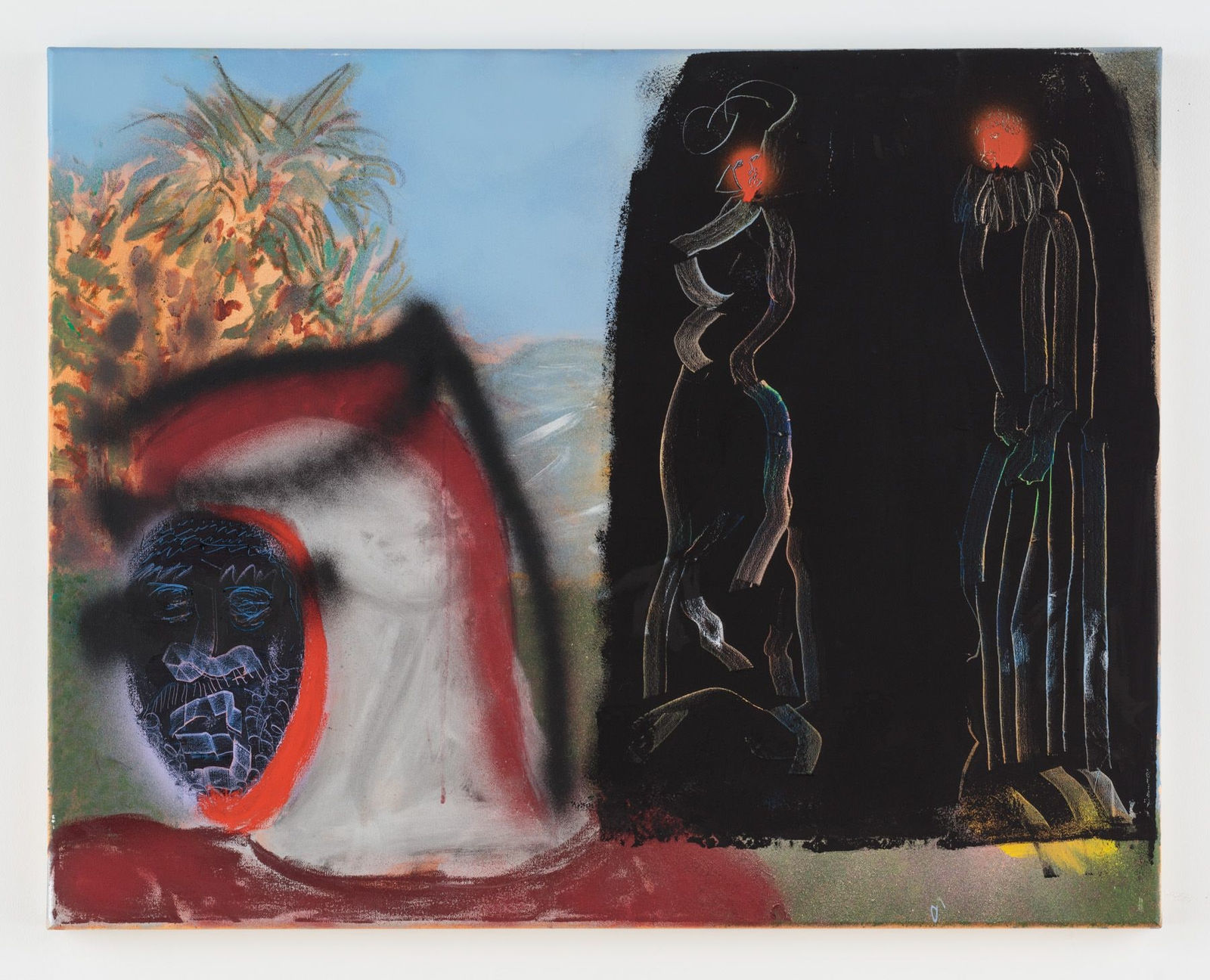 Curtis Talwst Santiago, He knight finds ancestor portal near the twisted palm tree, 2018