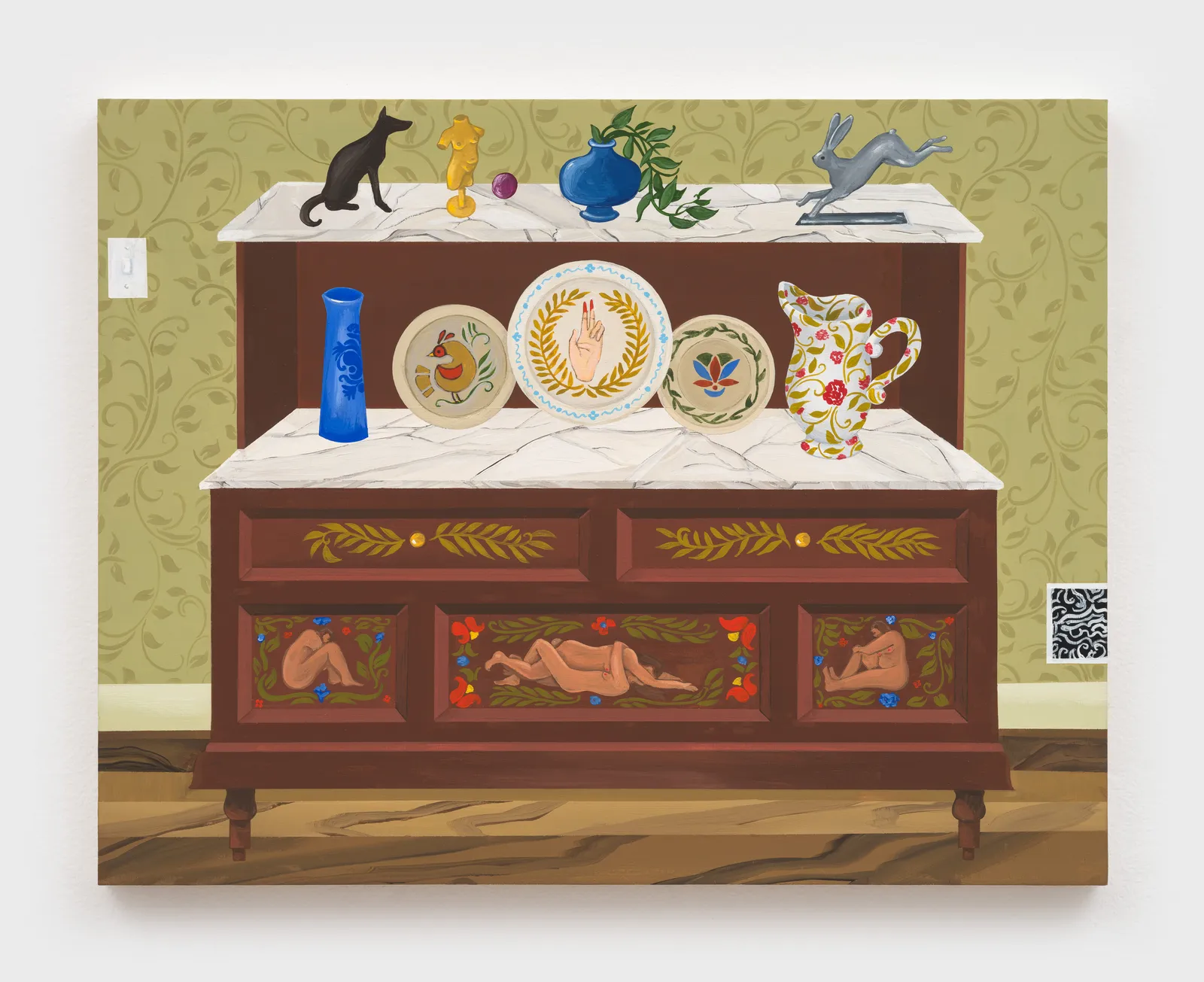 Anne Buckwalter, Hutch with Animals, 2025