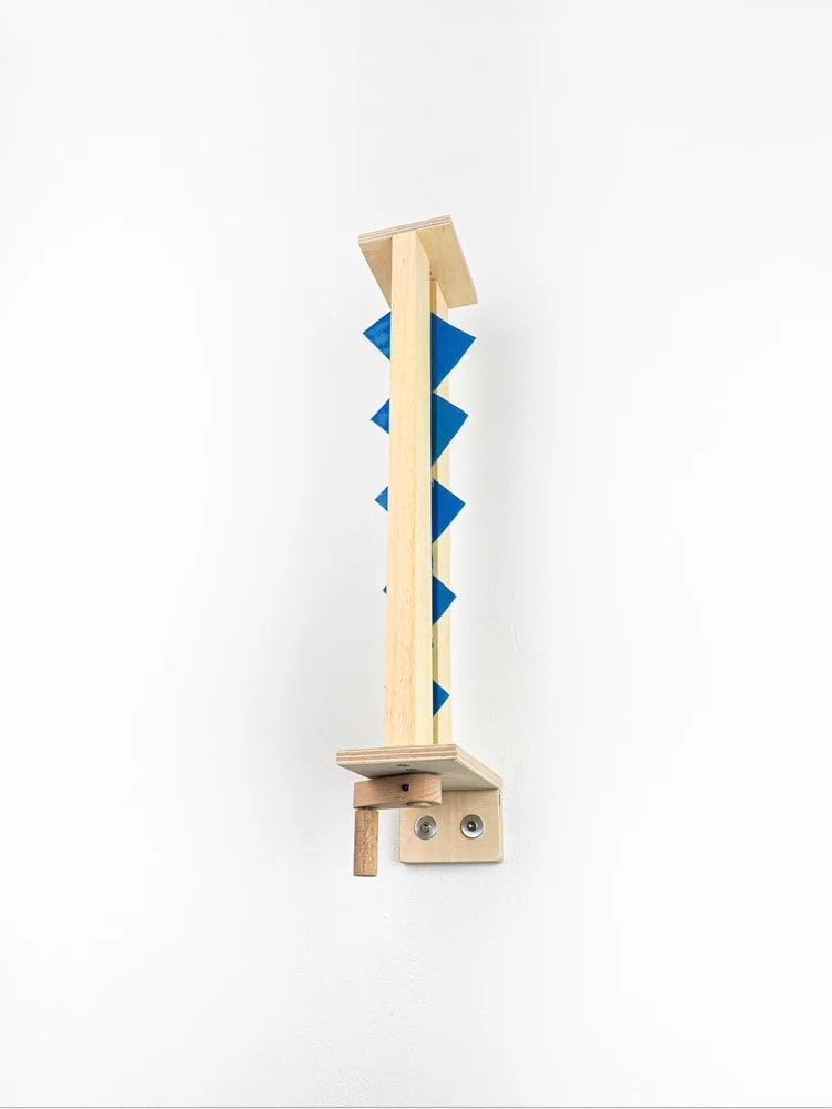 Johannes Langkamp, A Set of Revolving Squares (Blue)