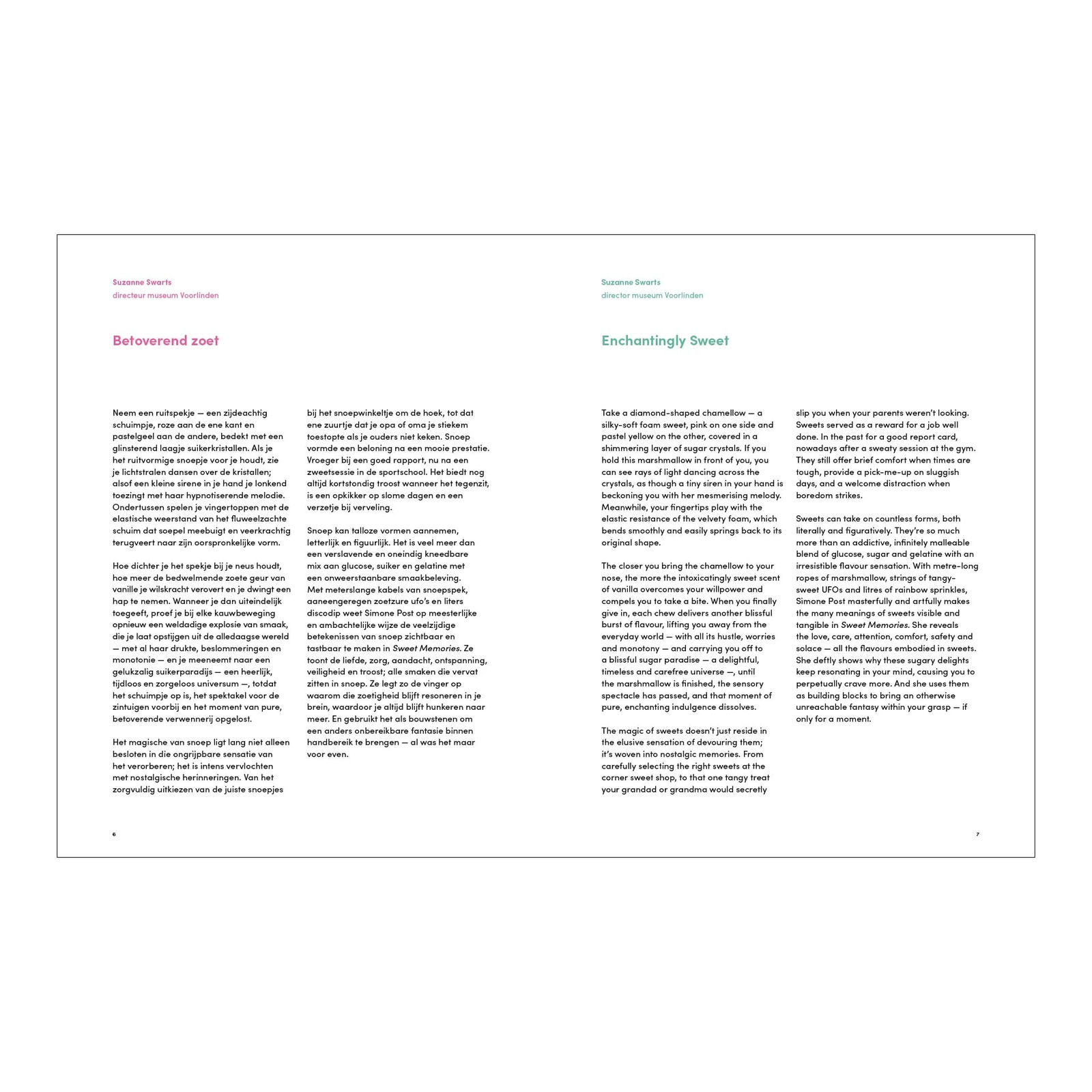 Simone Post, Sweet Memories Book