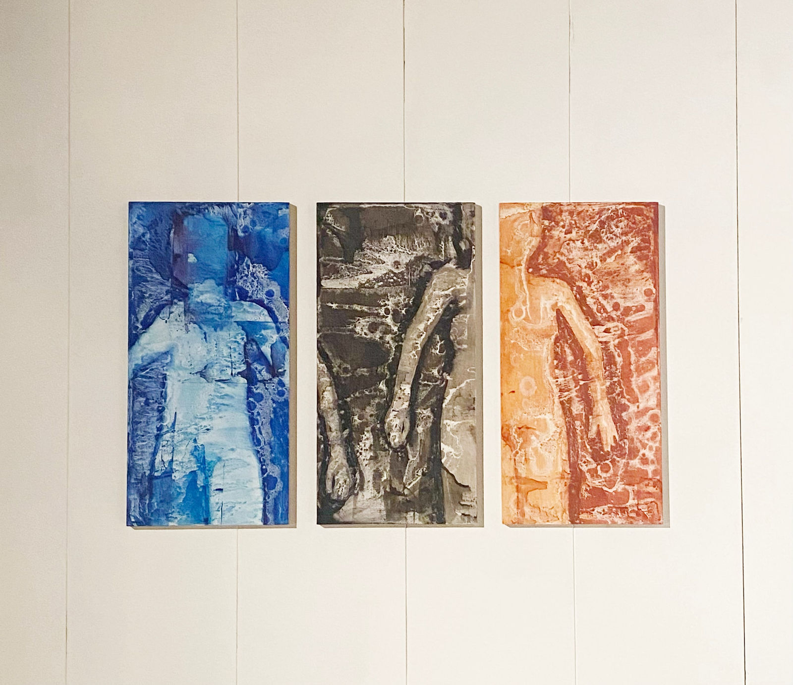 Indra Joachimsthal, "Red" part of the triptych Bodies: blue, black and red