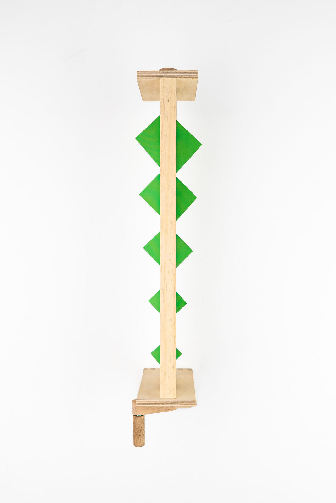 Johannes Langkamp, A Set of Revolving Squares (Green)