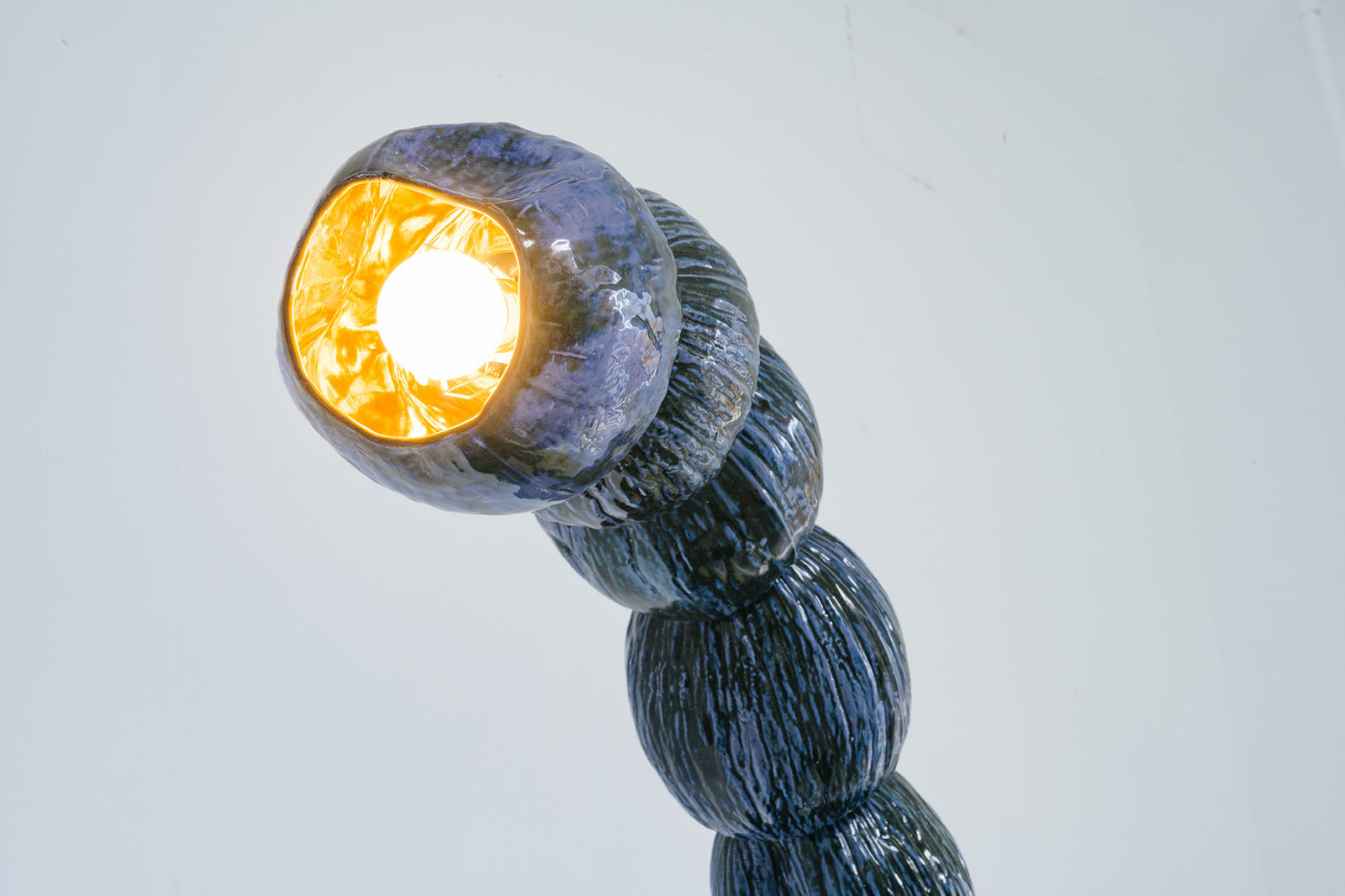 REM Atelier, Curved Melon Totem - Double Stem