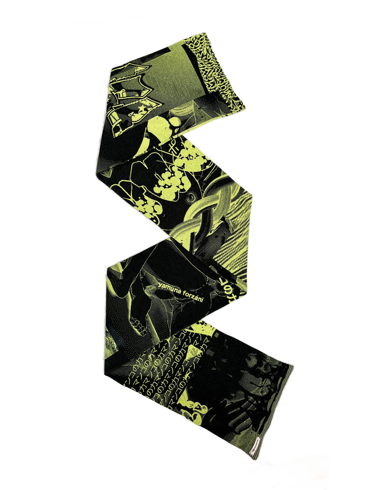 Yamuna Forzani, Green Scarf 01