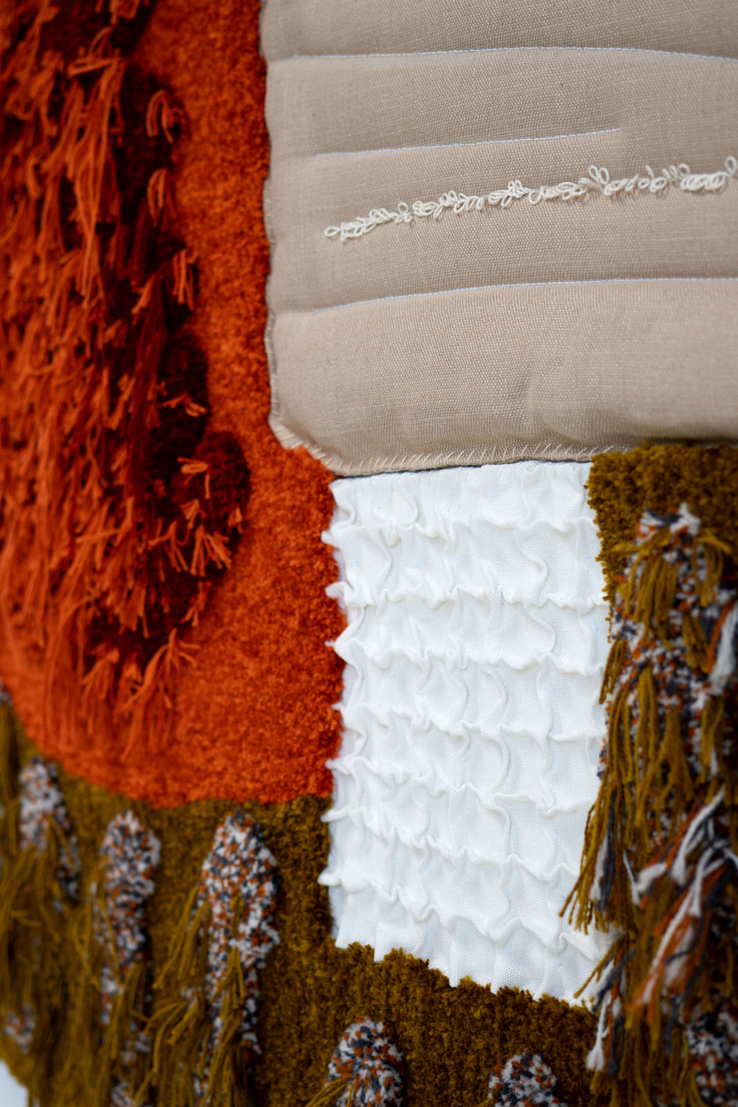 Kiki van Eijk, Textile Collage - Rusty