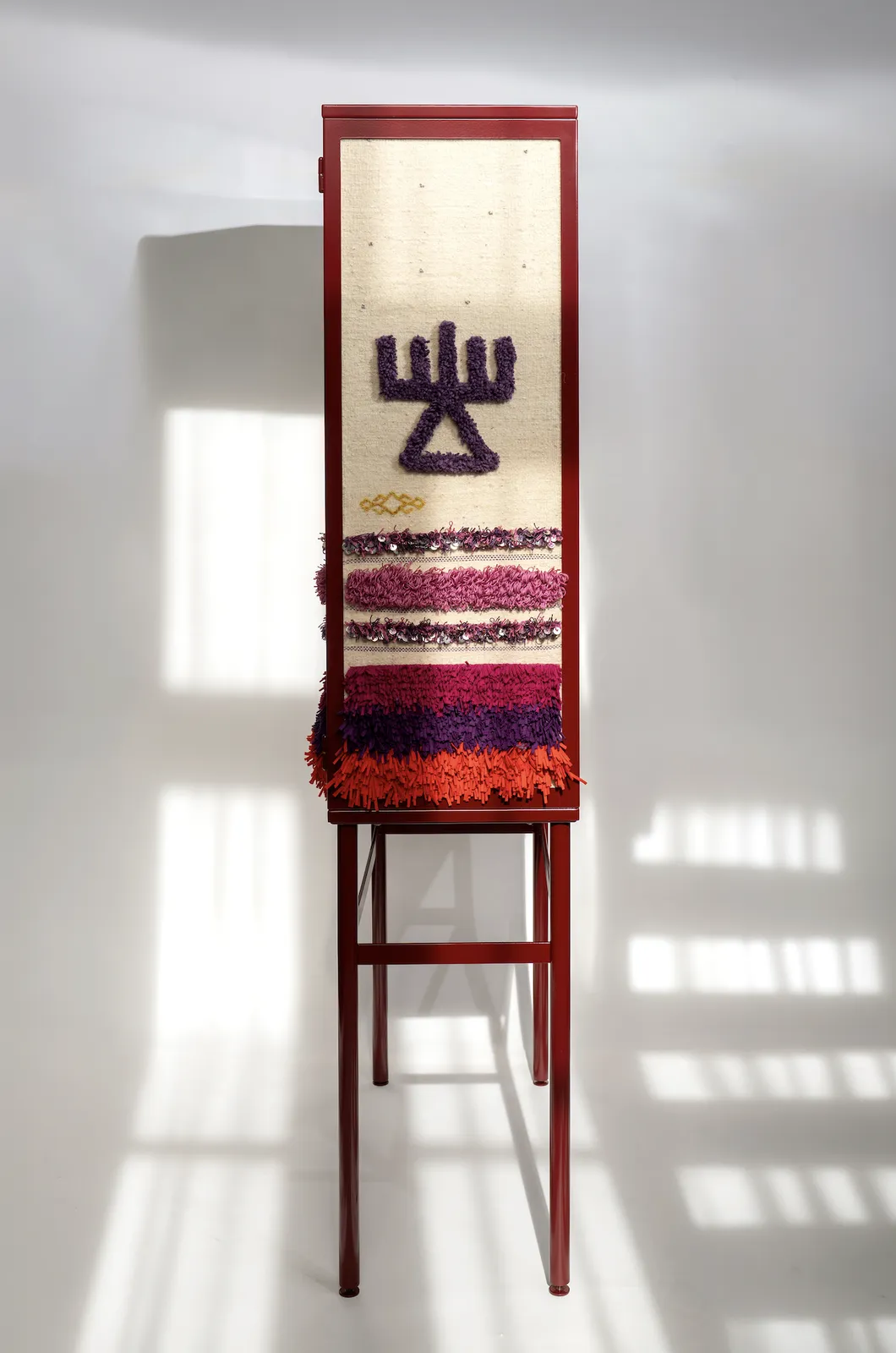 Mina Abouzahra, Roukia no.2 Wine Red