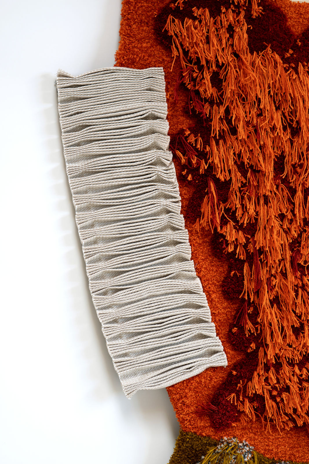 Kiki van Eijk, Textile Collage - Rusty