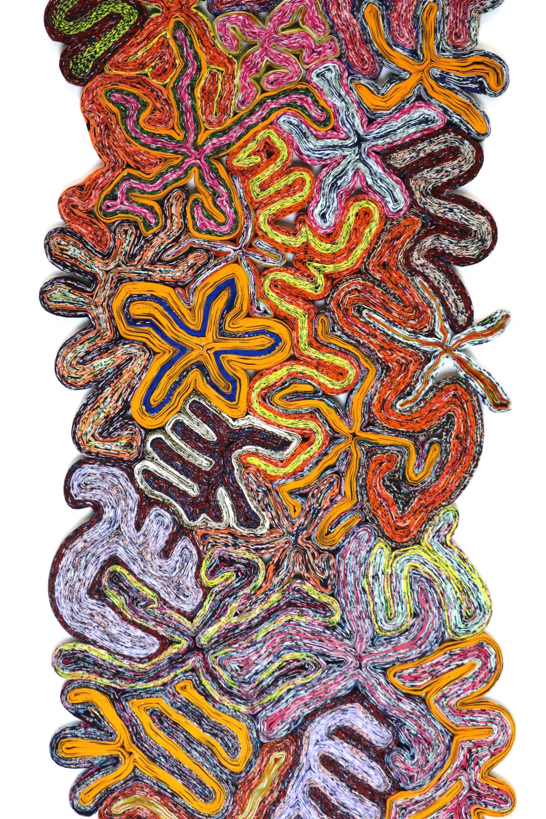 Simone Post, Flowerfield - Pink Totem