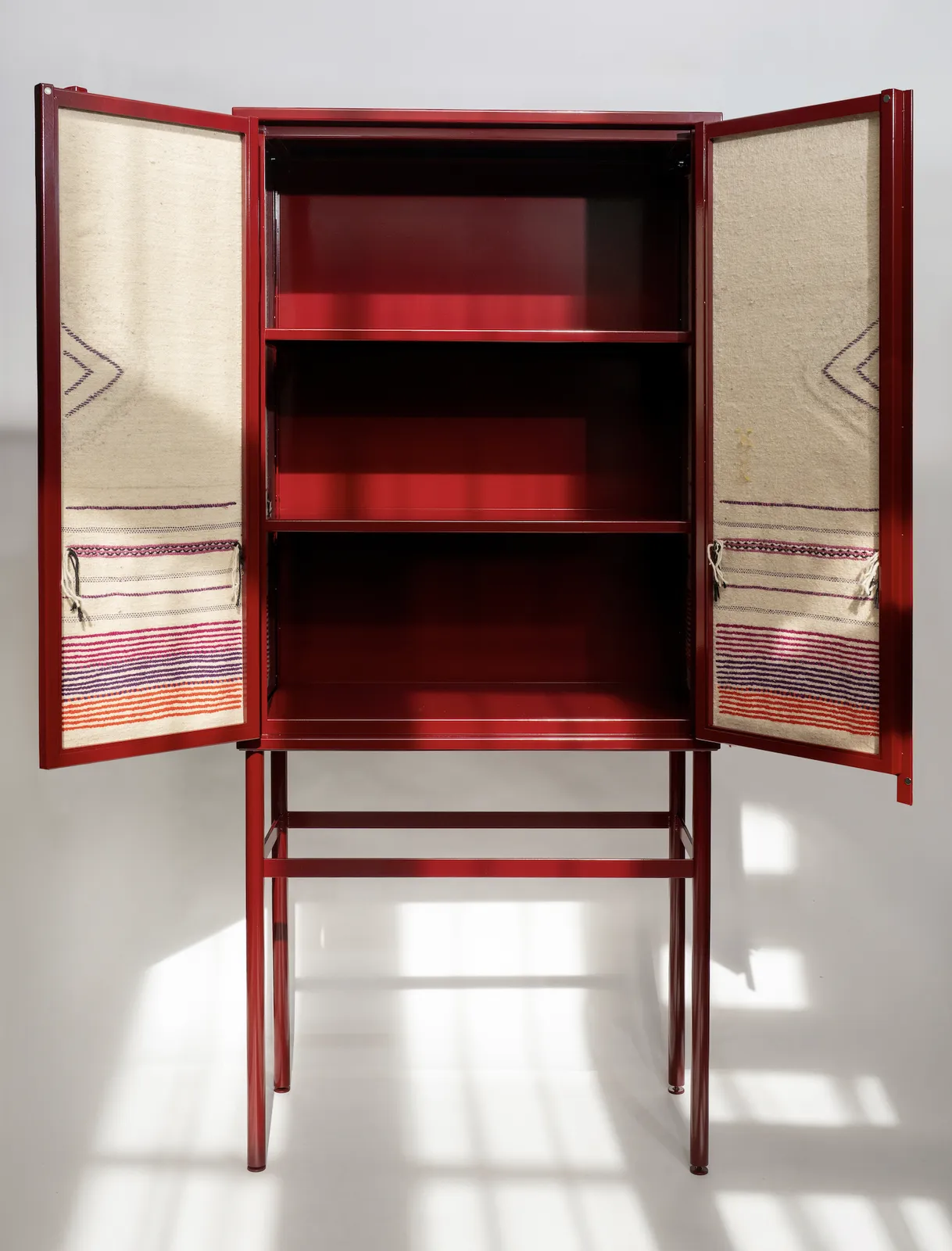 Mina Abouzahra, Roukia no.2 Wine Red