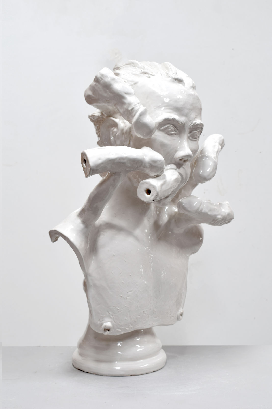 Chris Rijk, Selfportrait surrounded by willies