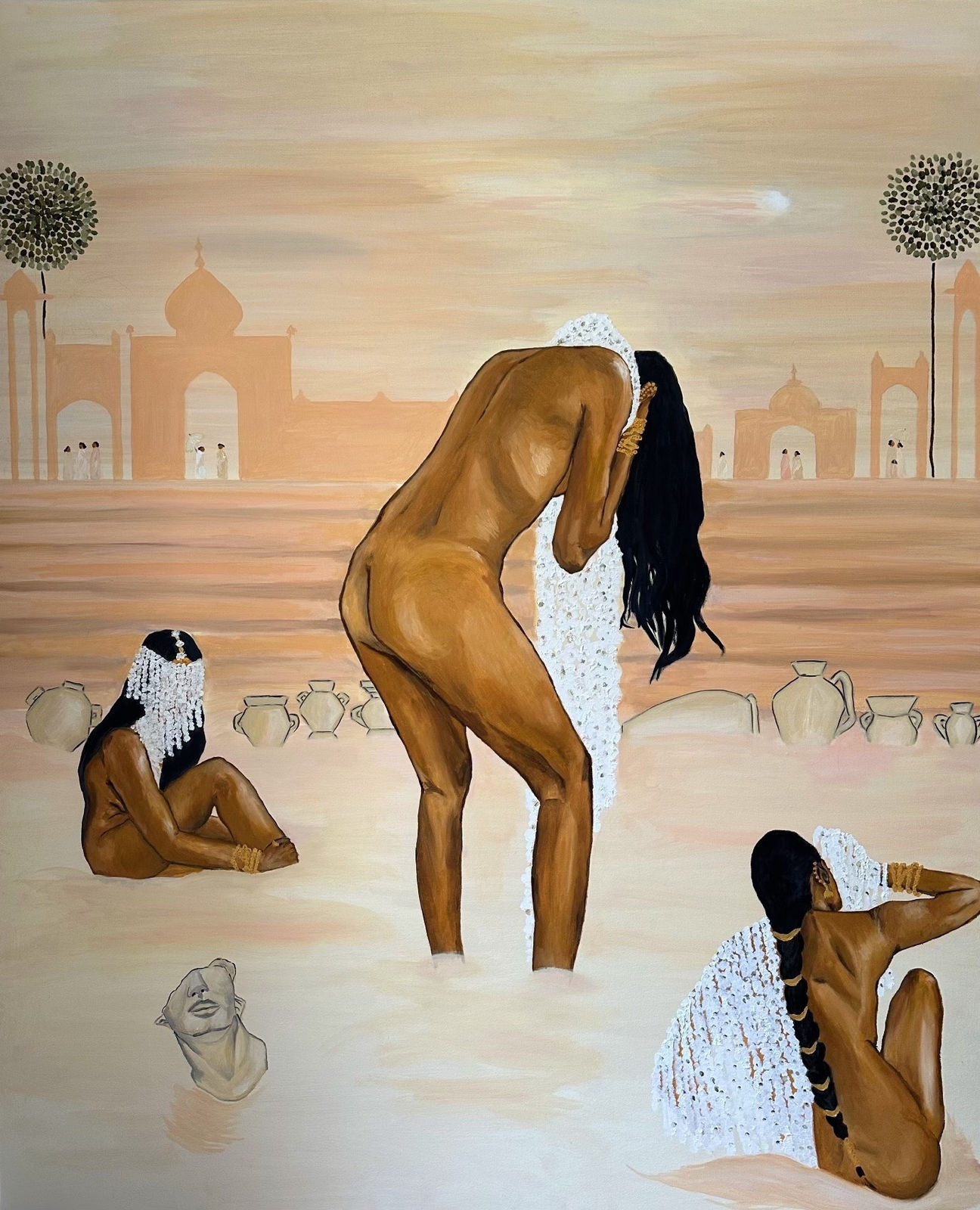 Shivy Galtere, Bathing in Jasmine, 2024