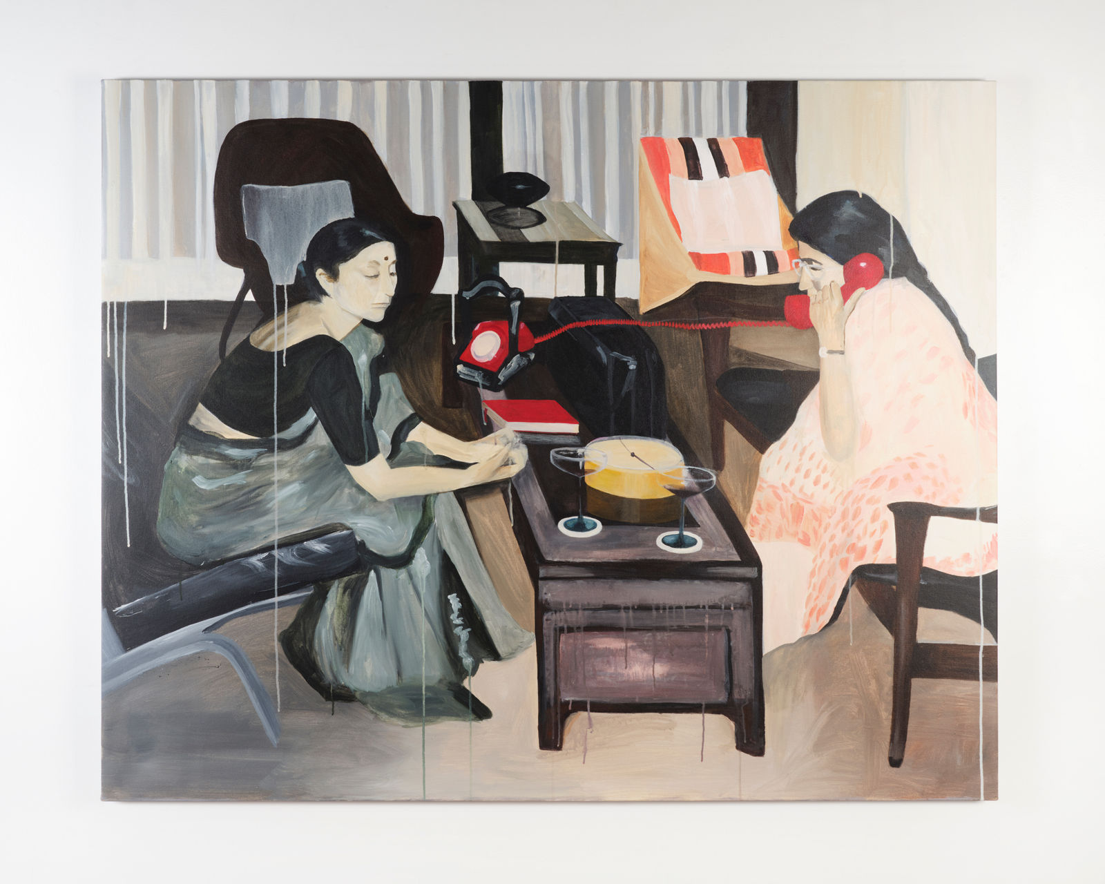 Maya Varadaraj, Papai, The Wine Is Getting Warm, 2023