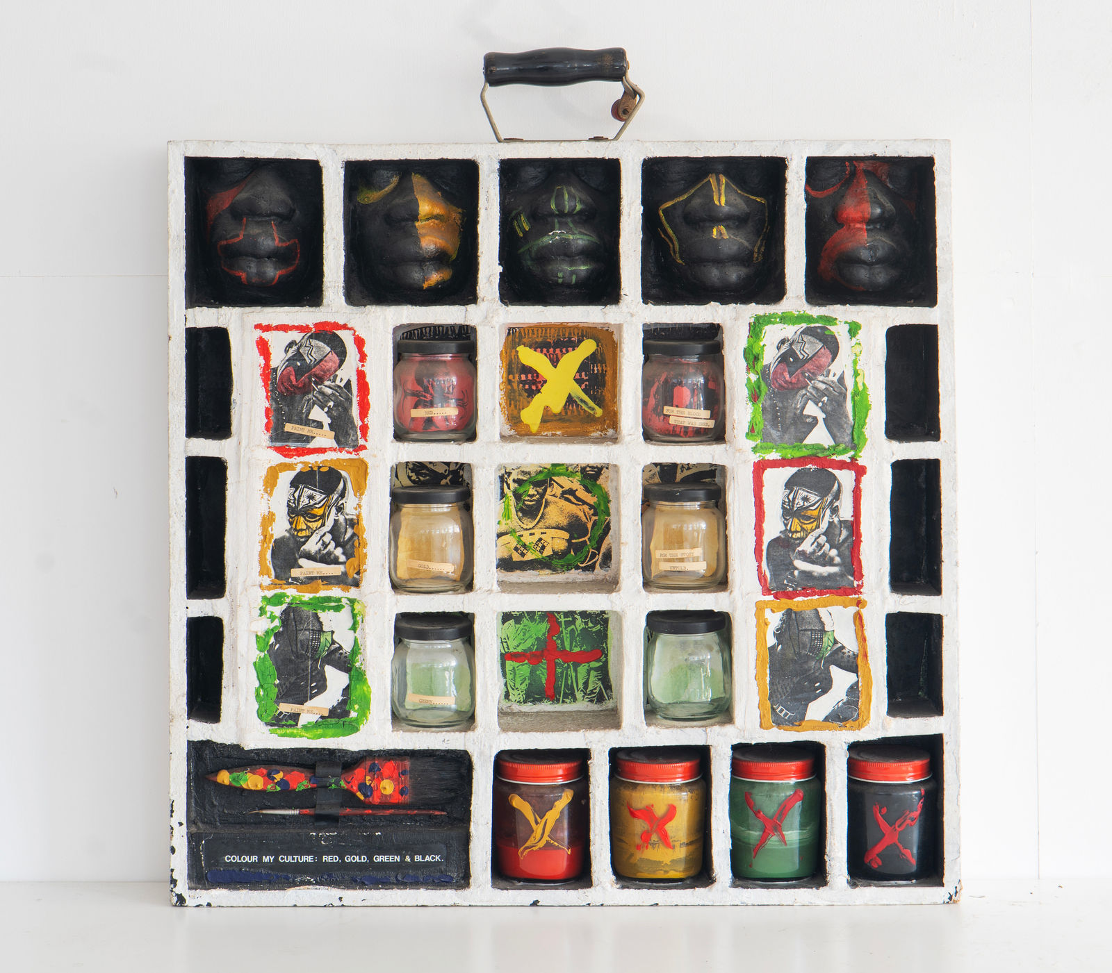Keith Piper, Pan Afrikan Paintbox, 1983