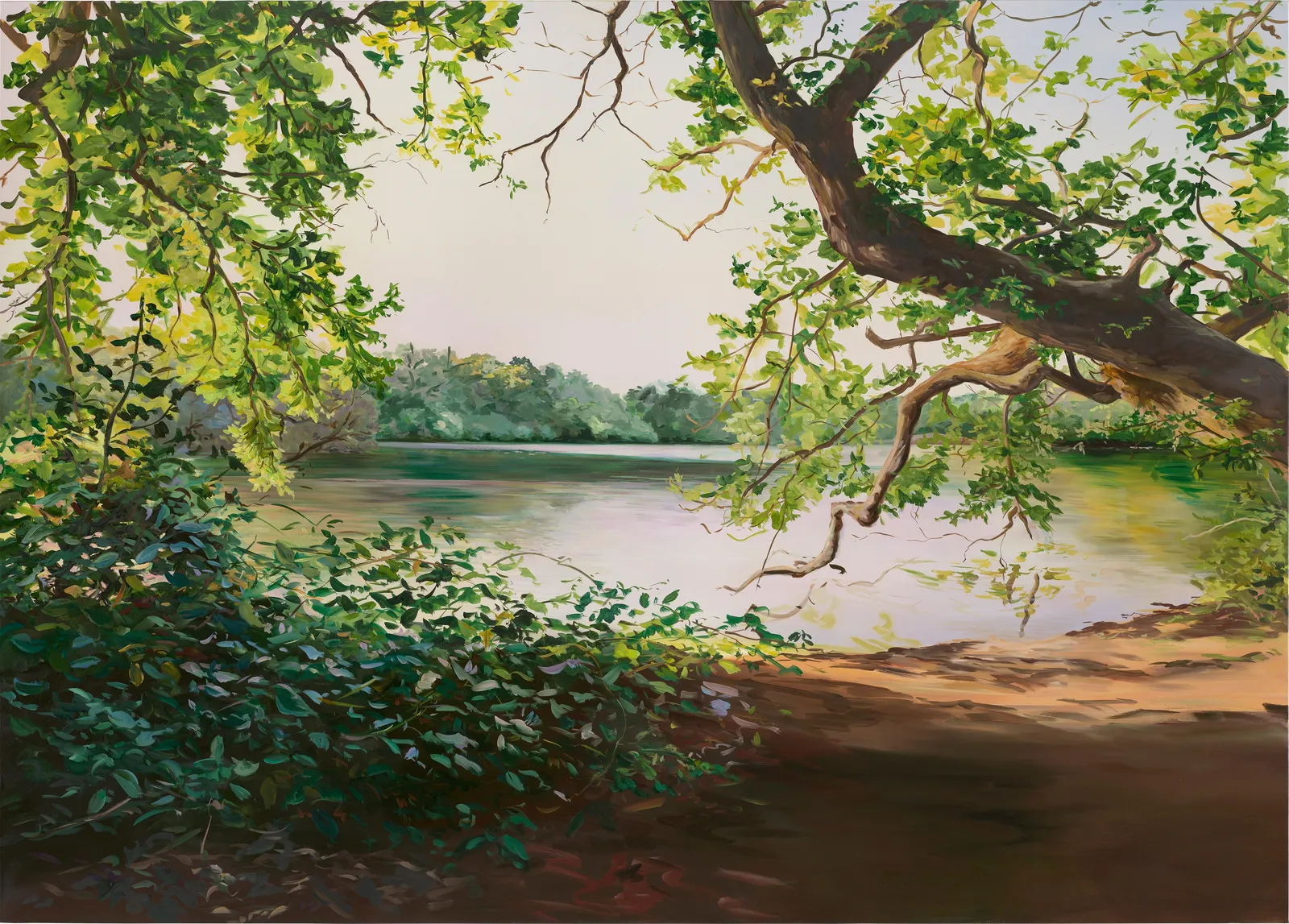 Hannah Brown, Hollow Pond Summer Solstice 1, 2024