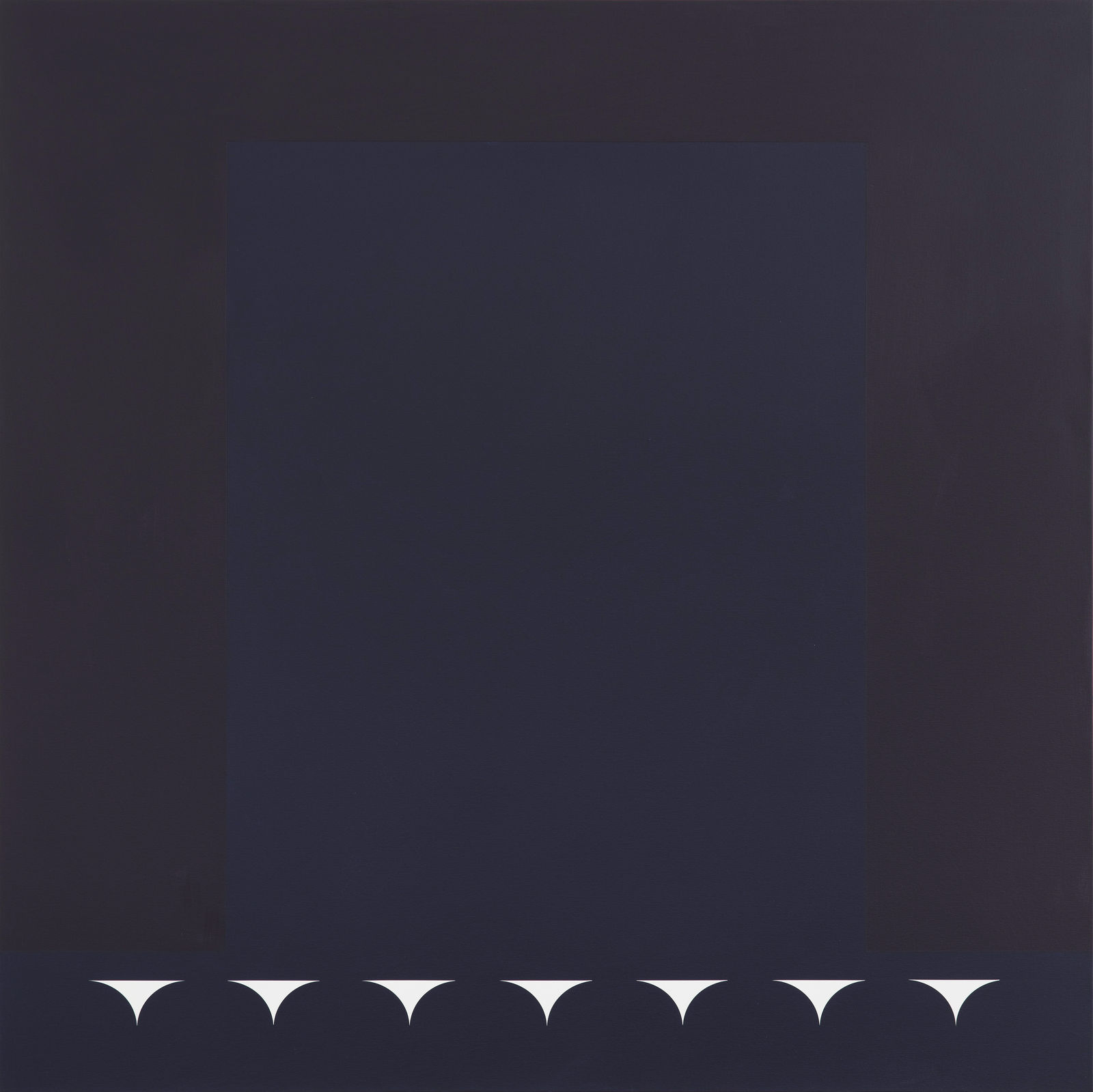 Tess Jaray, Predella (Dark), 2017