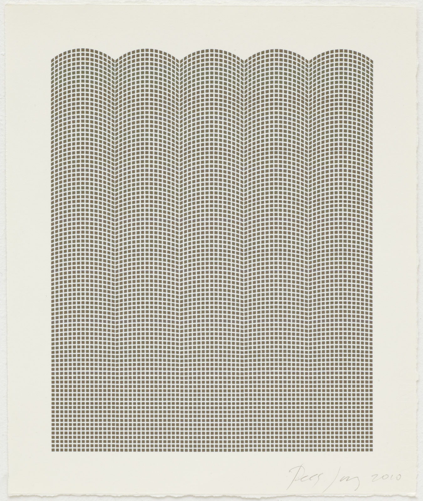 Tess Jaray, Untitled (Grey), 2010
