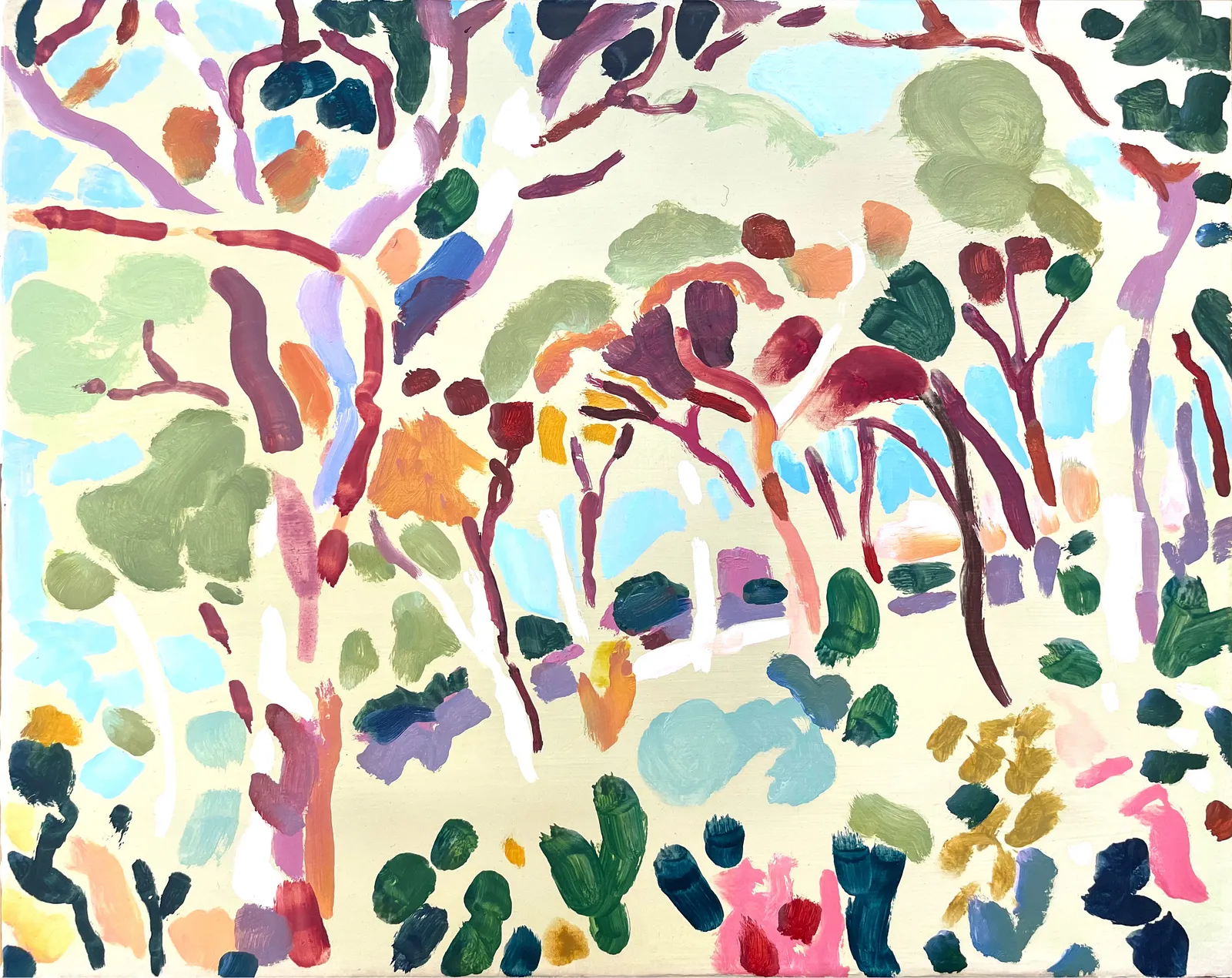 Tim Braden, Perdicaris in pinks and greens (Study), 2024