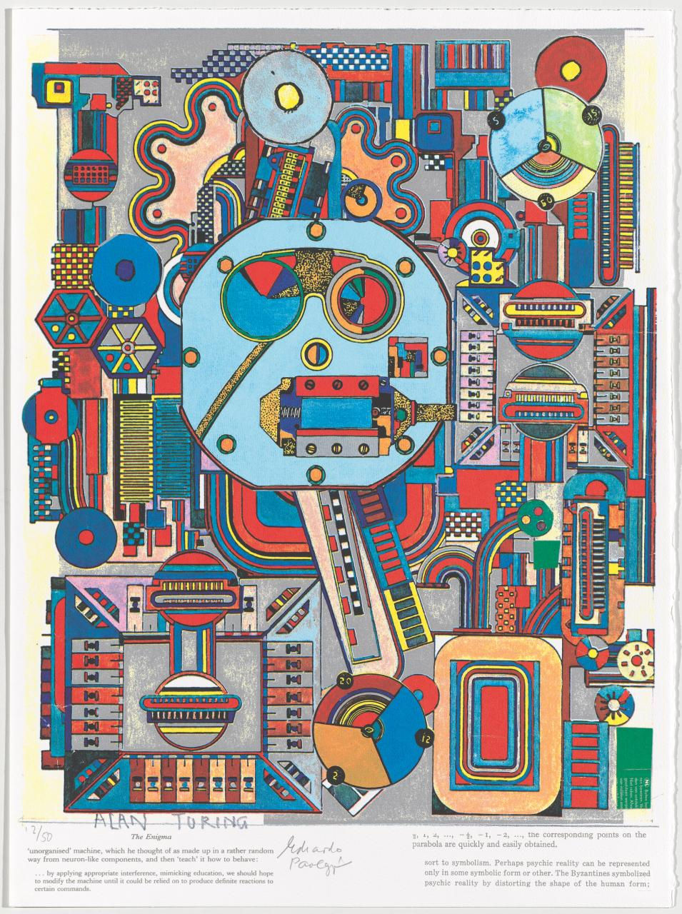 Eduardo Paolozzi, Turing 3, 2000