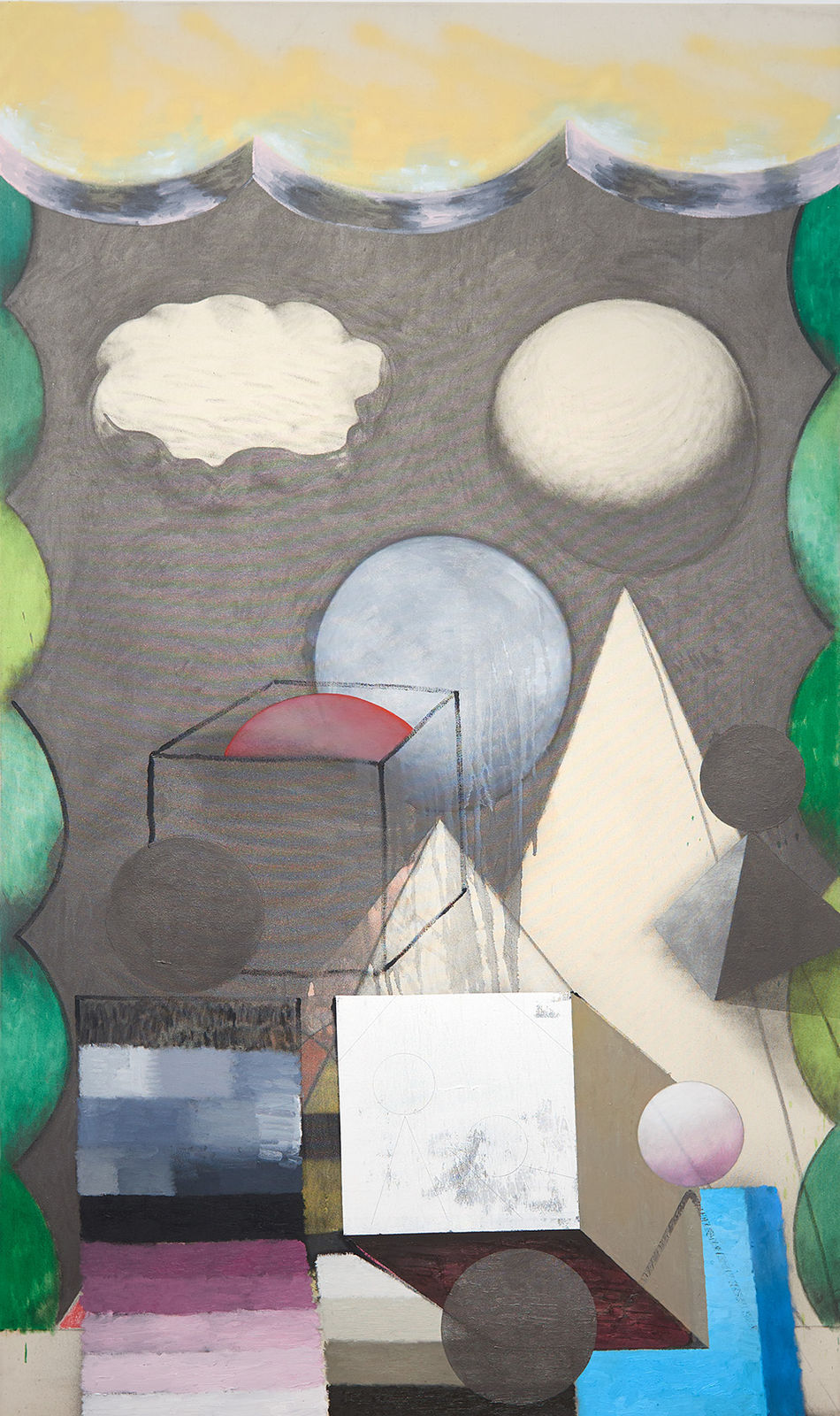 William Stein, The Fridge and the Bathroom Door, 2018