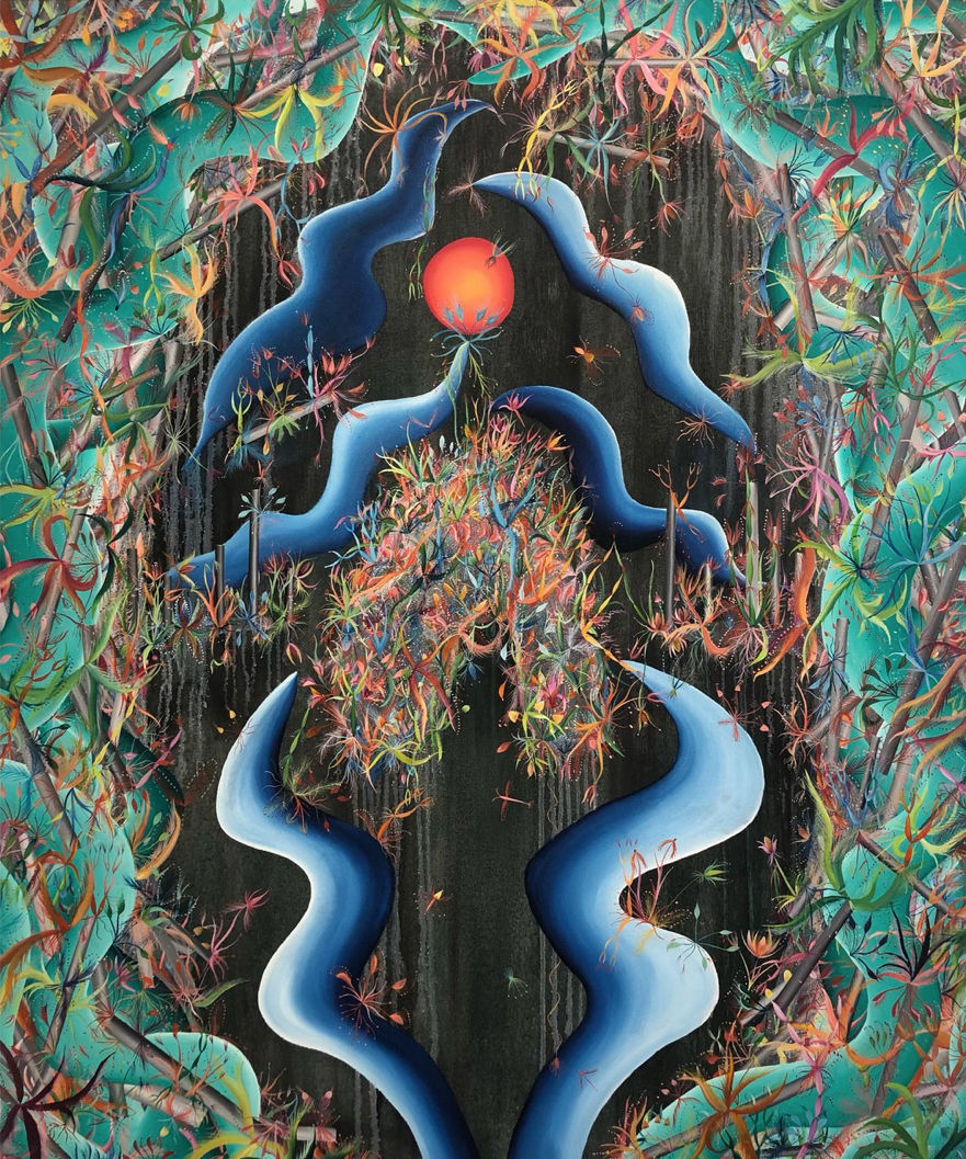 Anna Woodward, Flying into the Trap, 2022