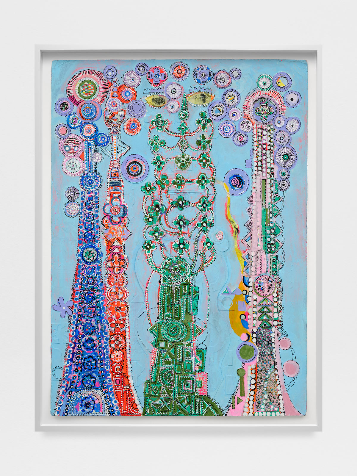 Karen Barbour, Day Bloomers with River, 2025