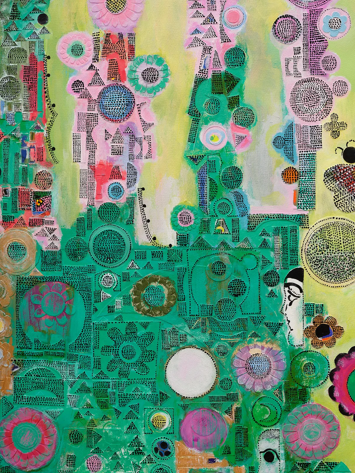 Karen Barbour, Towerscape Fortress, 2025