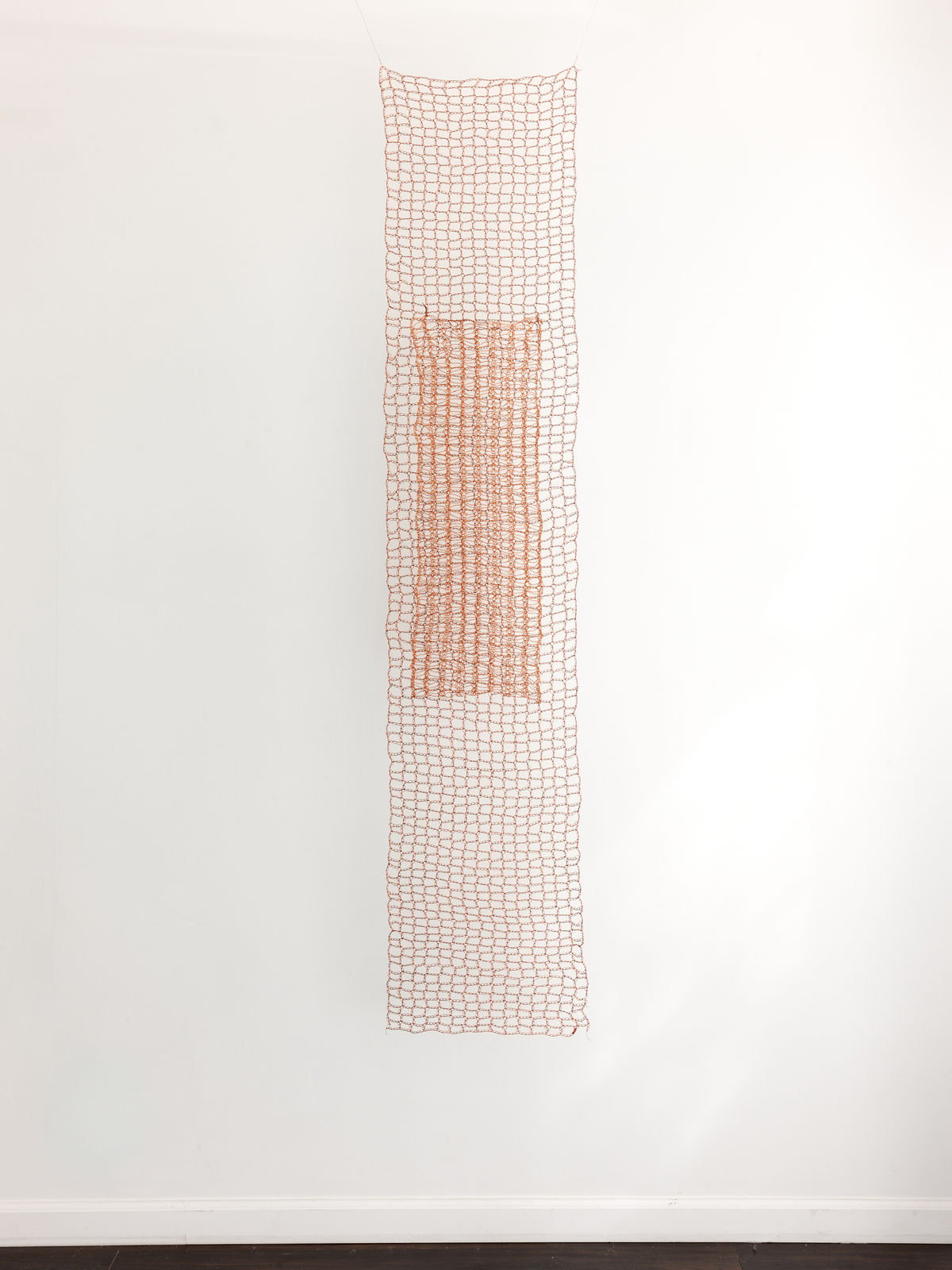 ektor garcia, crochet copper wire mesh, 2021