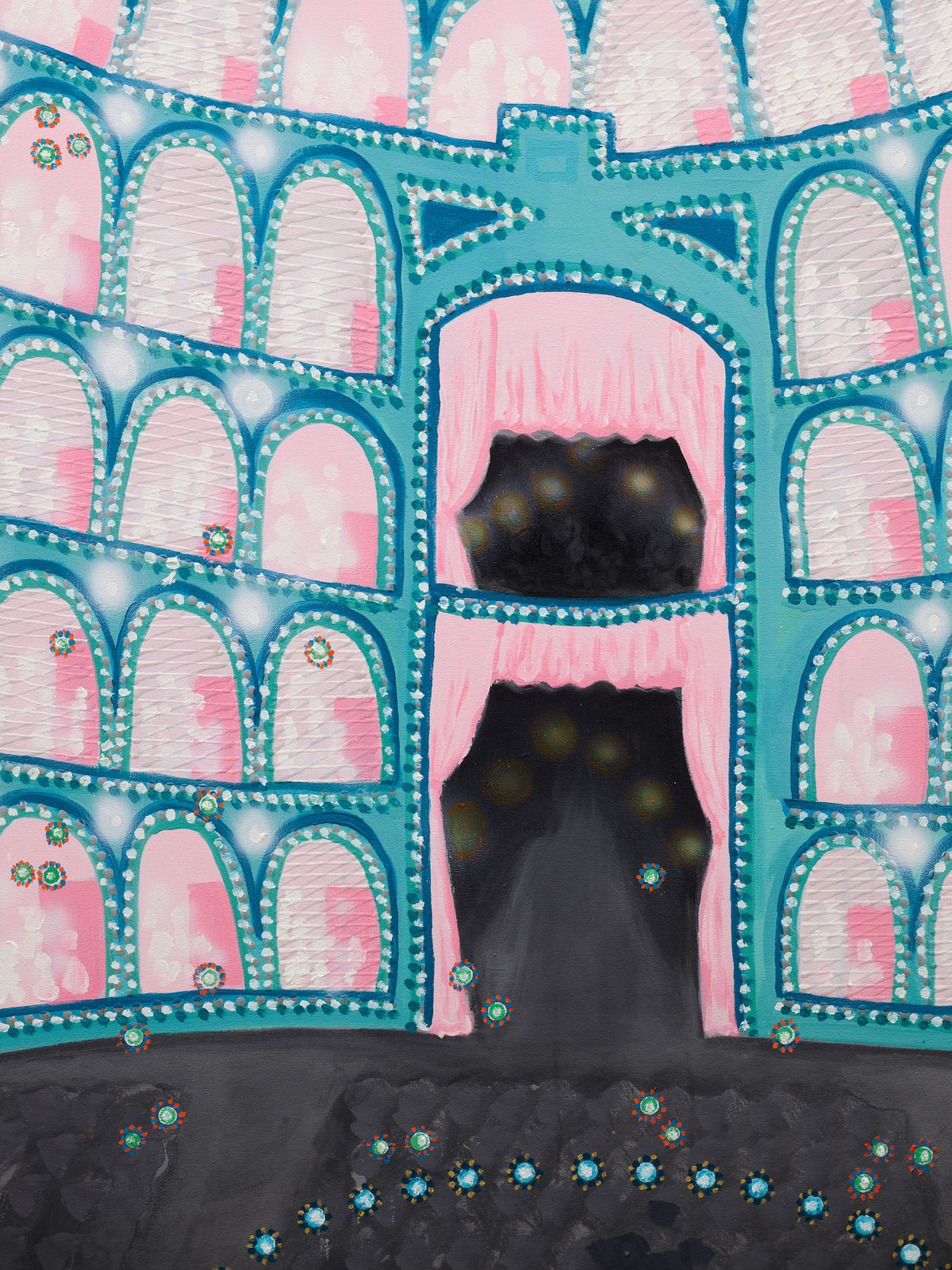 Michiko Itatani, Matrix Identity, 2021