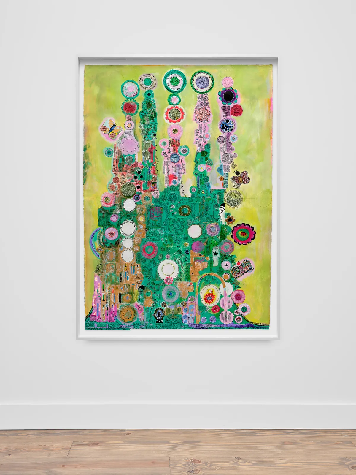 Karen Barbour, Towerscape Fortress, 2025