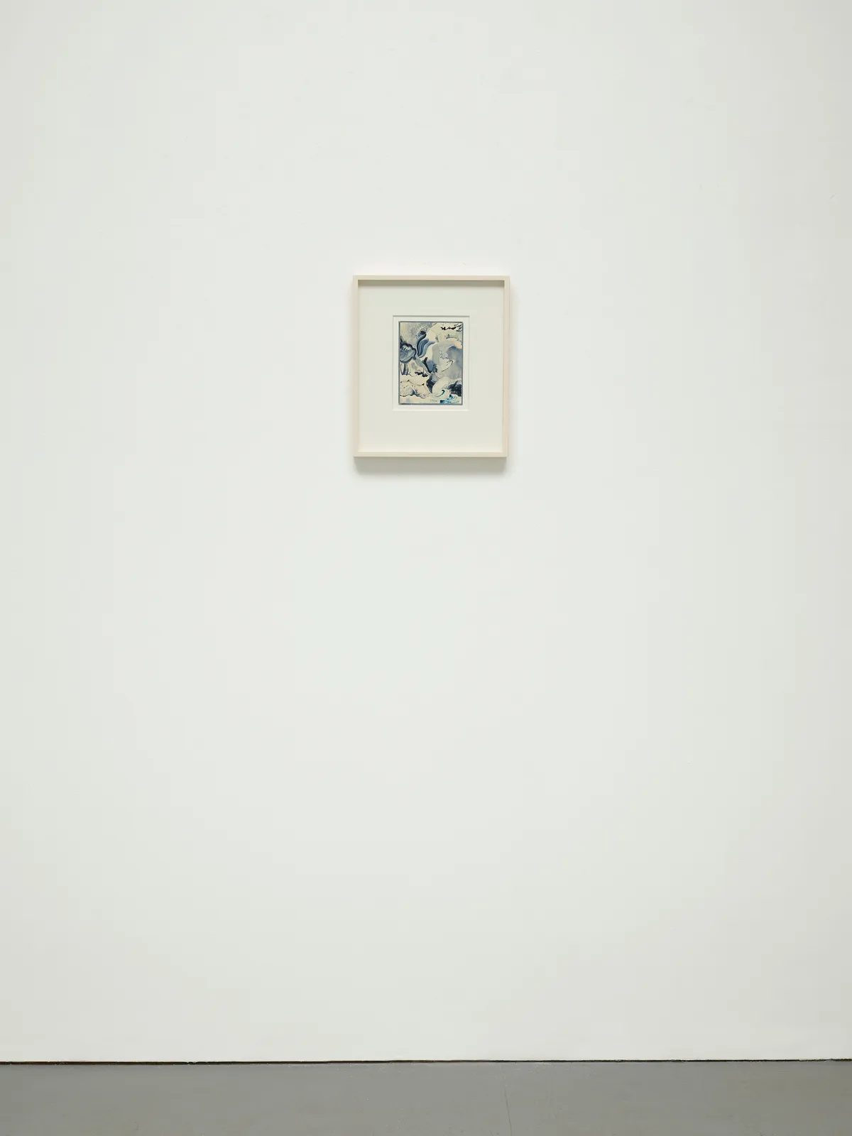 Claire Oswalt, Altissimo in Blue (study), 2024