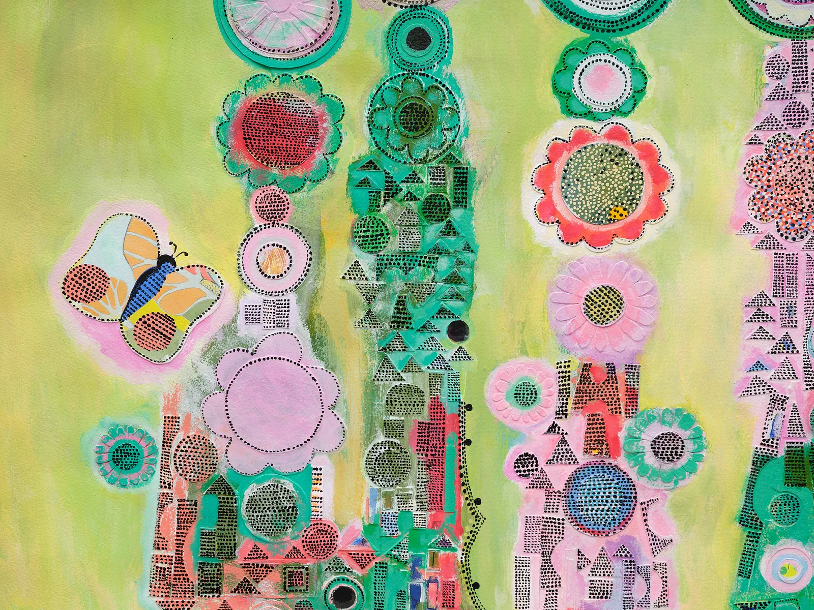 Karen Barbour, Towerscape Fortress, 2025