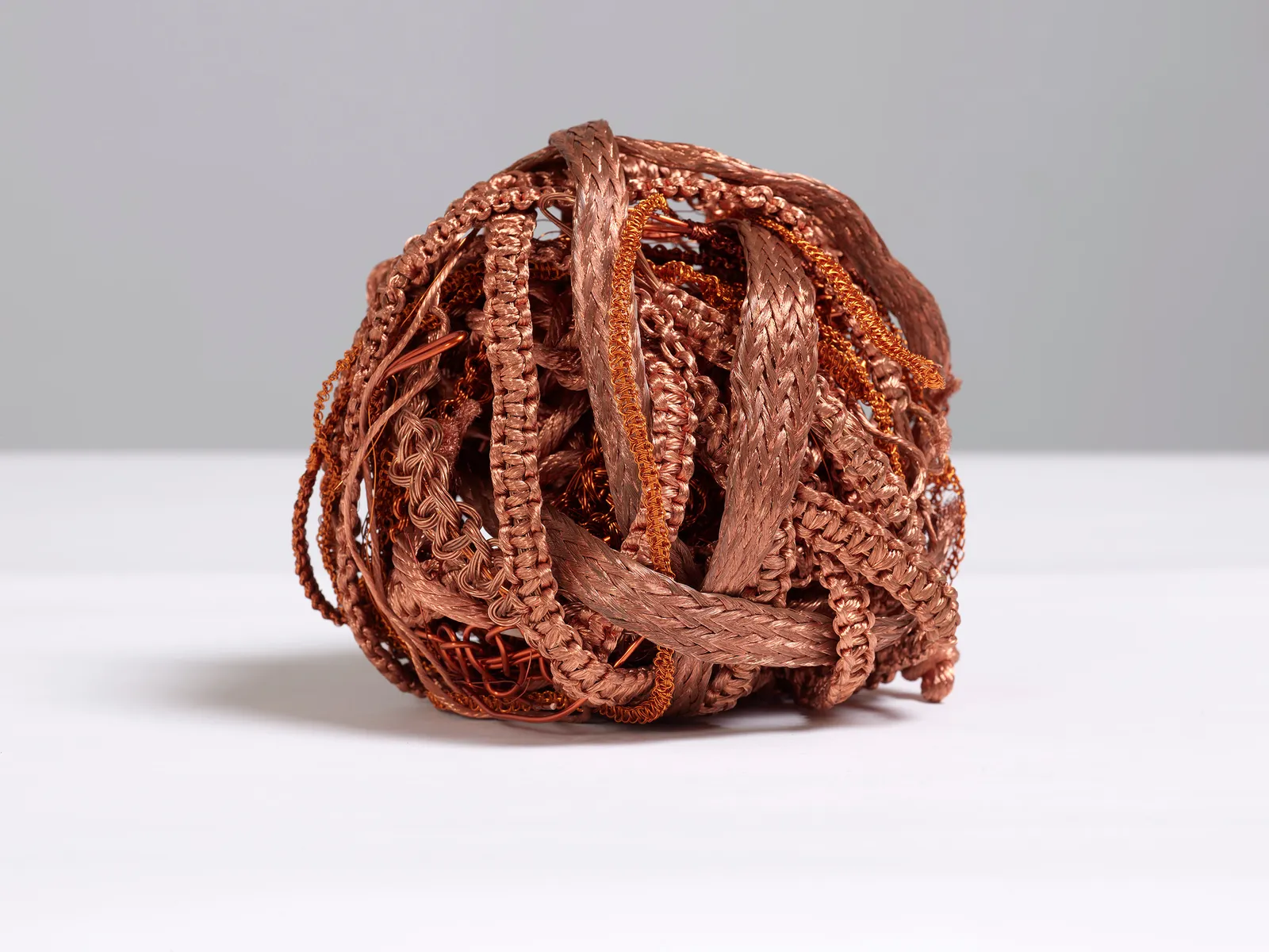 ektor garcia, macrame copper skein, 2022