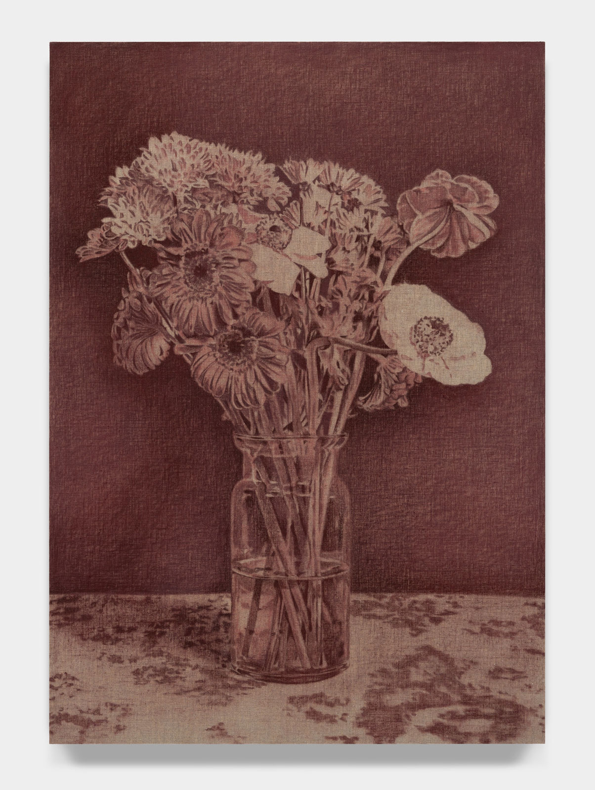 Andy Mister, Dark Carmine Arrangement, 2024