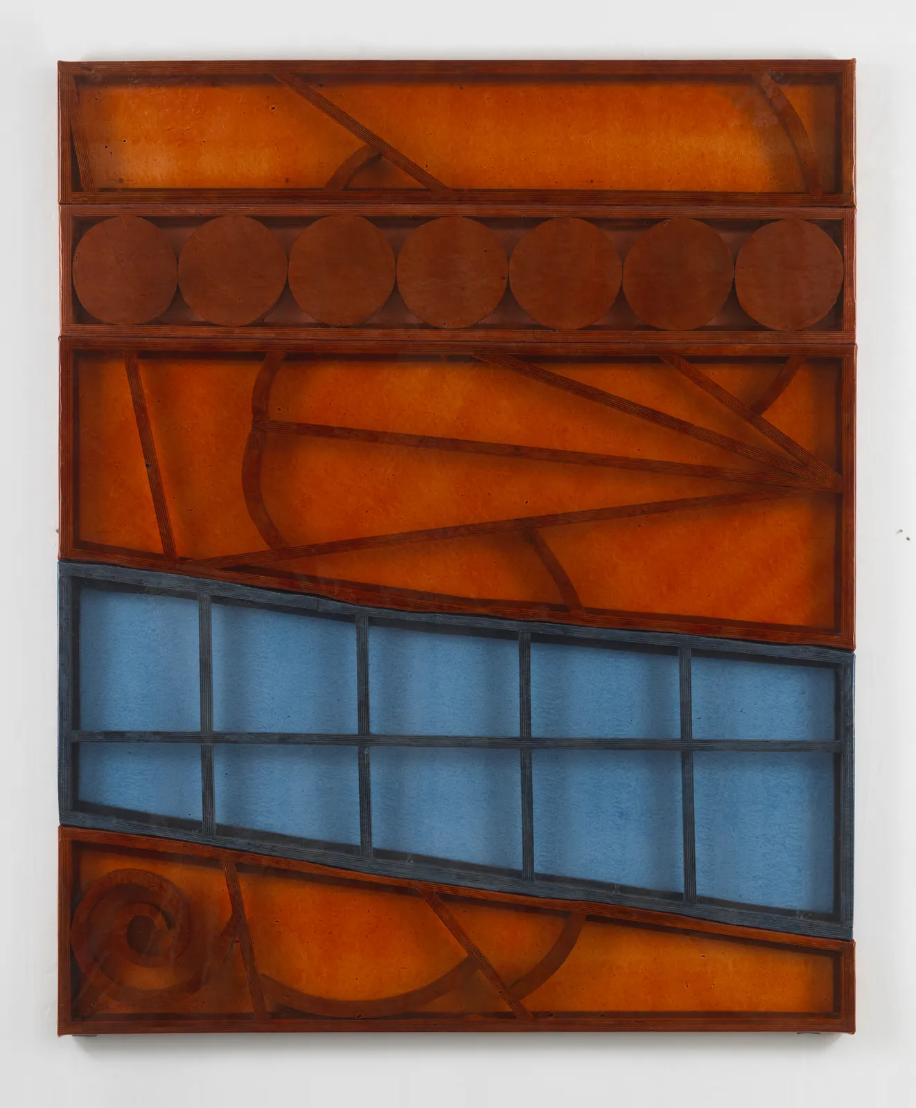 Wyatt Kahn, Red with Blue Stripe, 2026