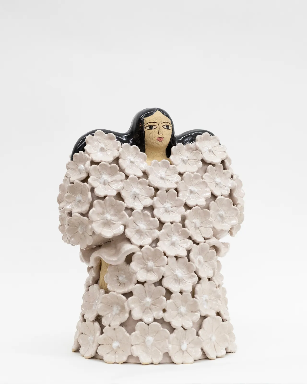 Maryam Yousif, Habibti in Dusty Pink Rosette Dress, 2025