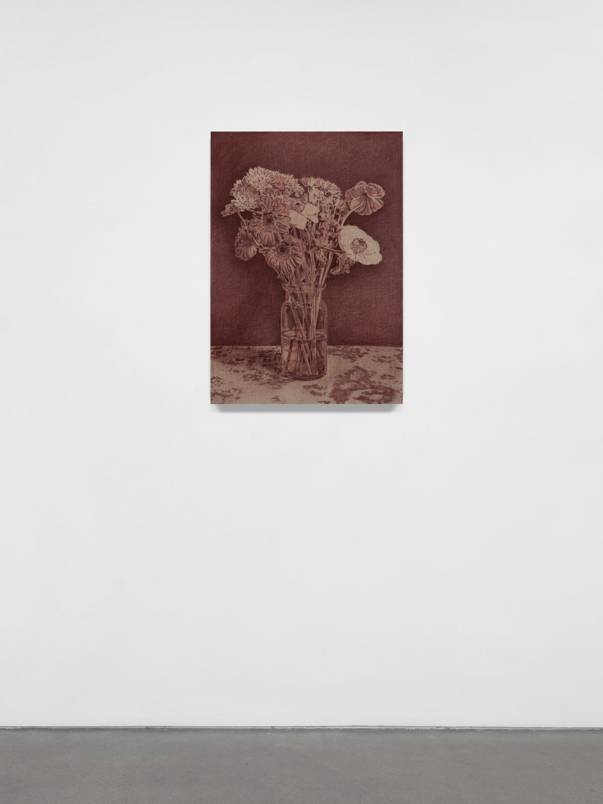 Andy Mister, Dark Carmine Arrangement, 2024