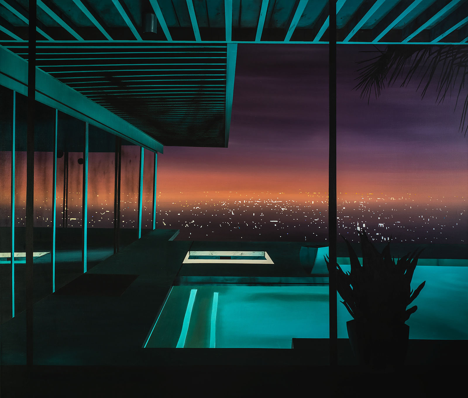 Laurence Jones, Night Pool, 2019