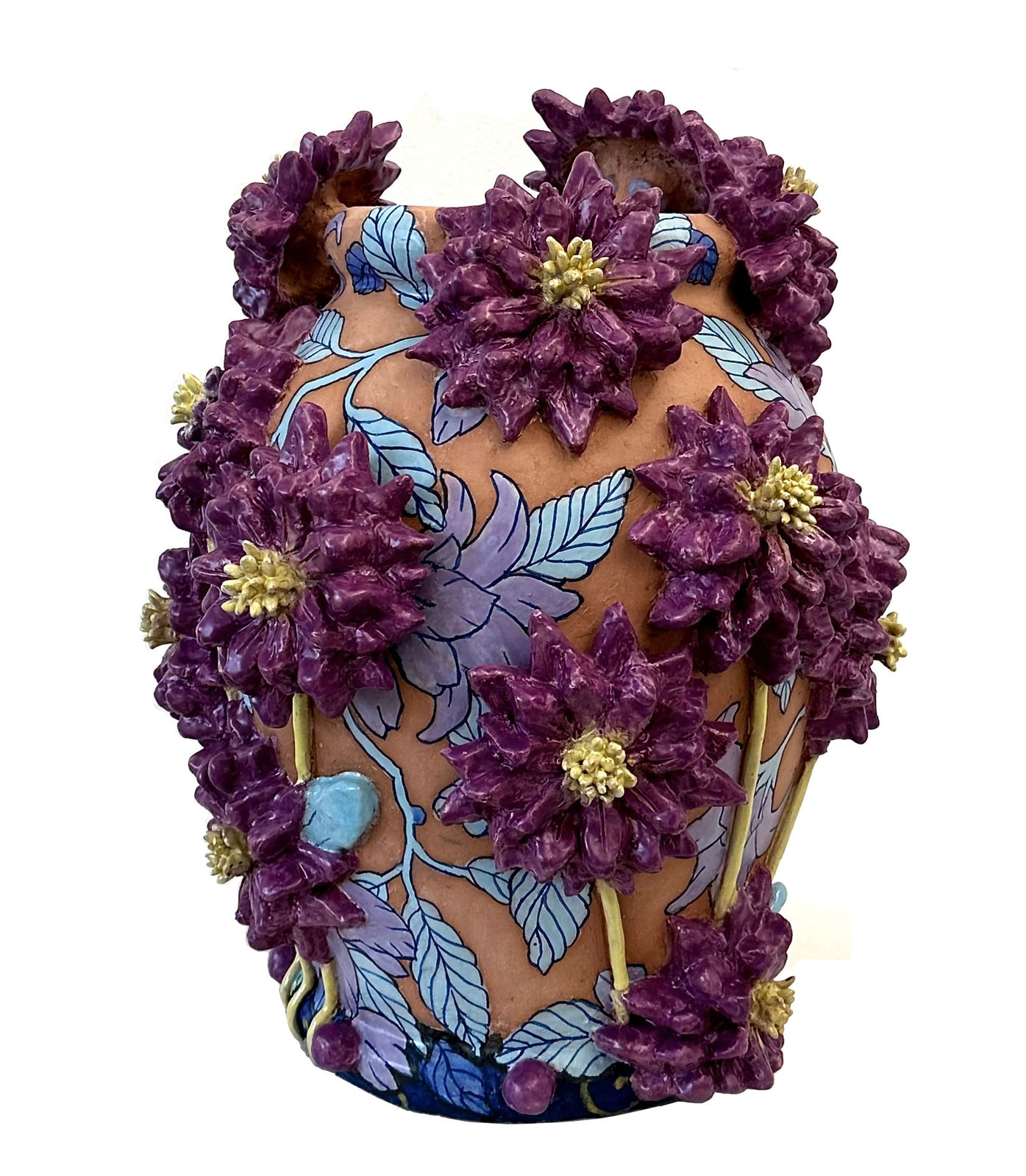 Fons van Laar, Purple Dahlia Vase, 2025