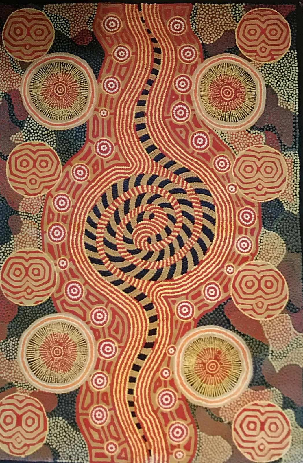 Malcolm Jagamarra Nelson, Pila Warna Warna and Warlu , 2001