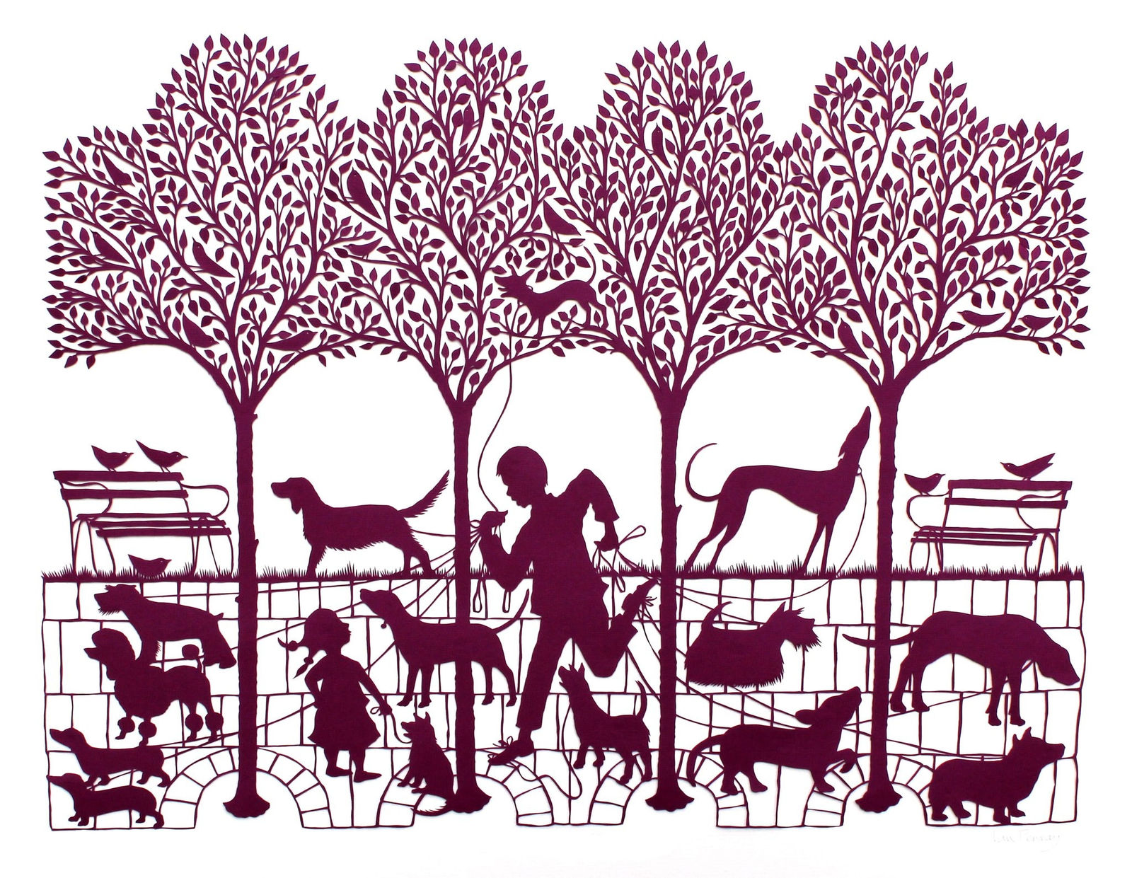 Ian Penney, Just walking the dogs, 2012